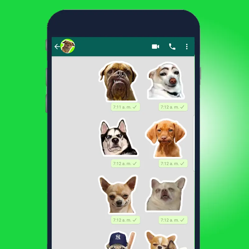 Dogs Stickers memes WASticker | Indus Appstore | Screenshot