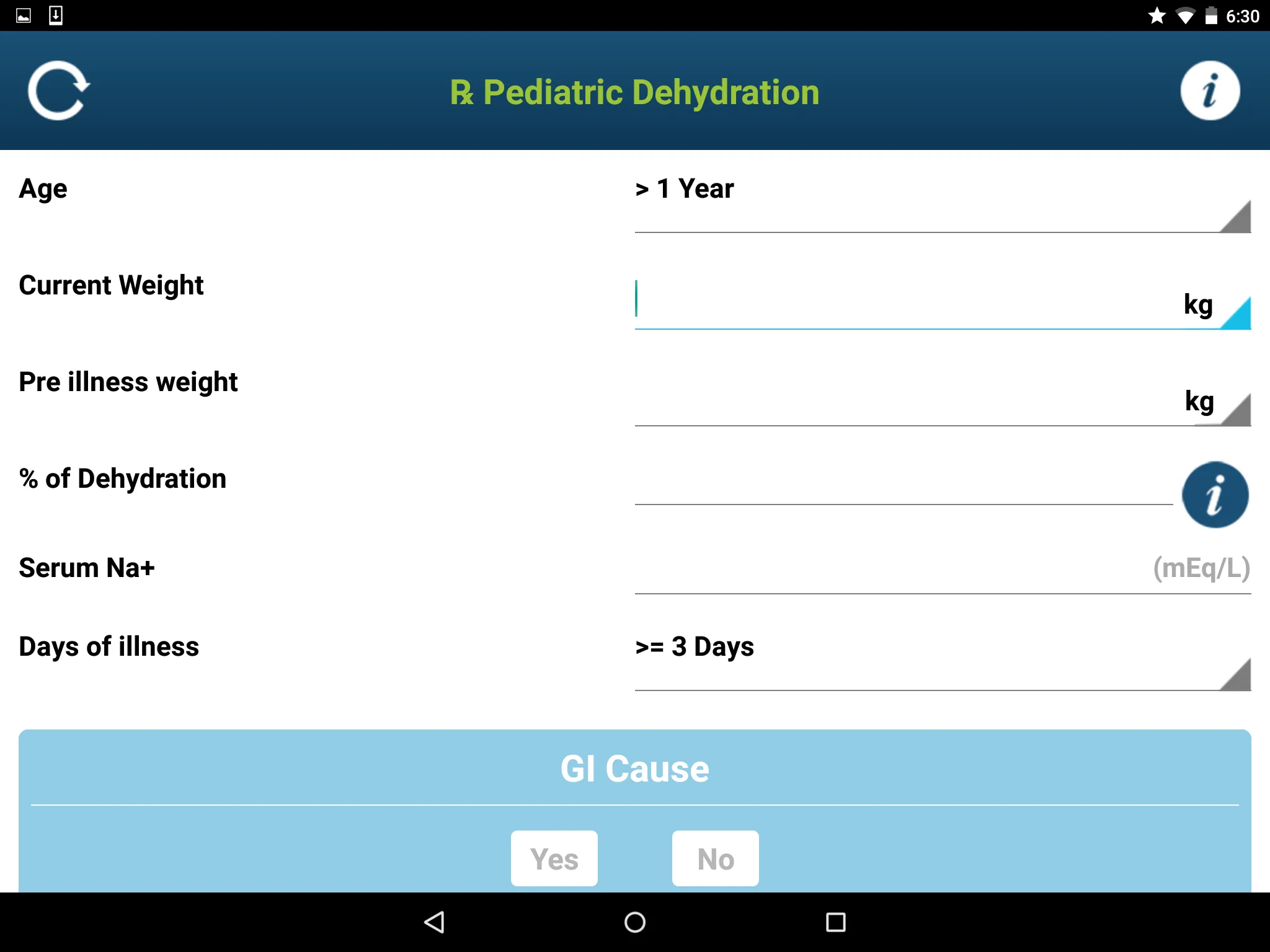 Rx Pediatric Dehydration | Indus Appstore | Screenshot