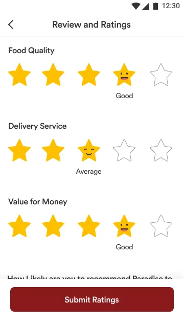 Paradise Biryani Order Online | Indus Appstore | Screenshot