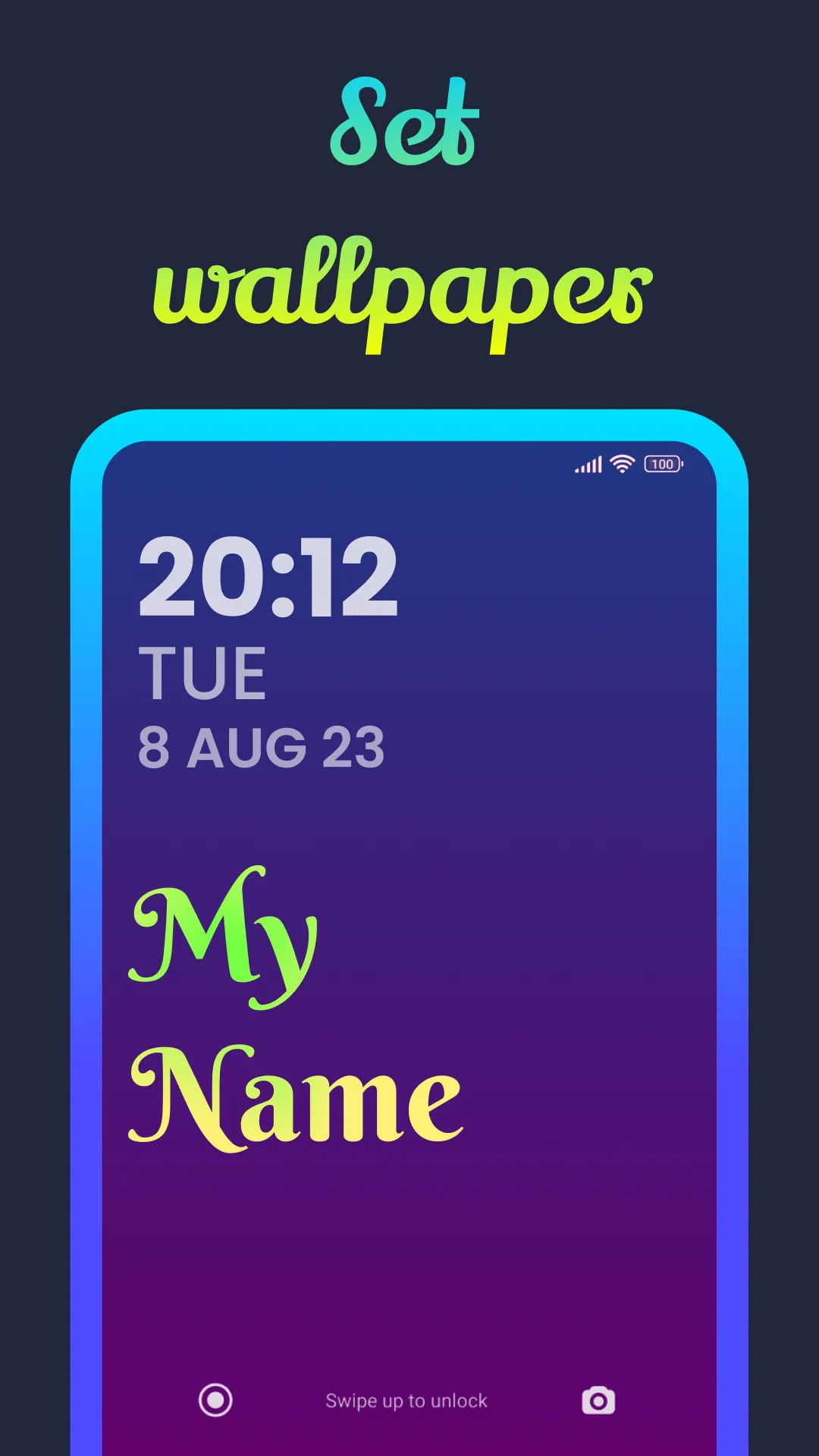 Name wallpaper maker in style | Indus Appstore | Screenshot