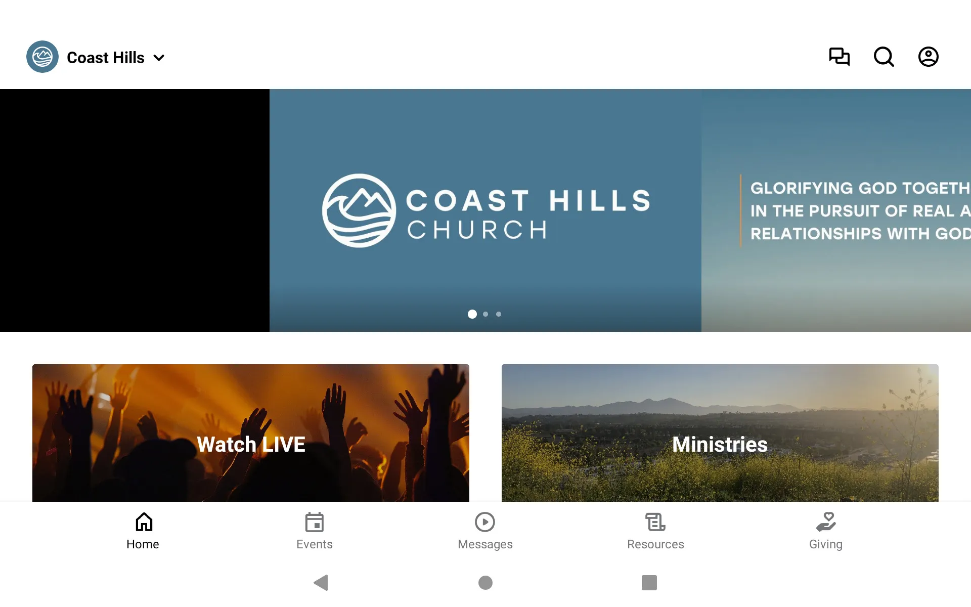 Coast Hills Church | Indus Appstore | Screenshot