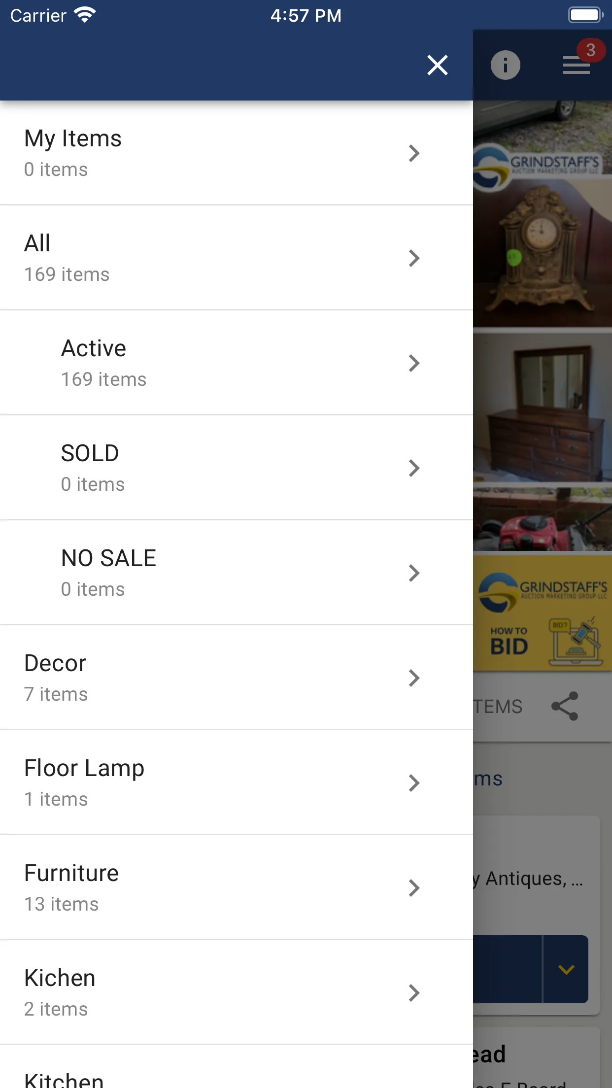 Grindstaff Auctions | Indus Appstore | Screenshot