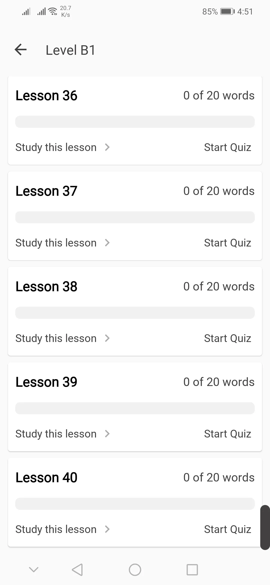 TOEFL Vocabulary Learn & Test | Indus Appstore | Screenshot