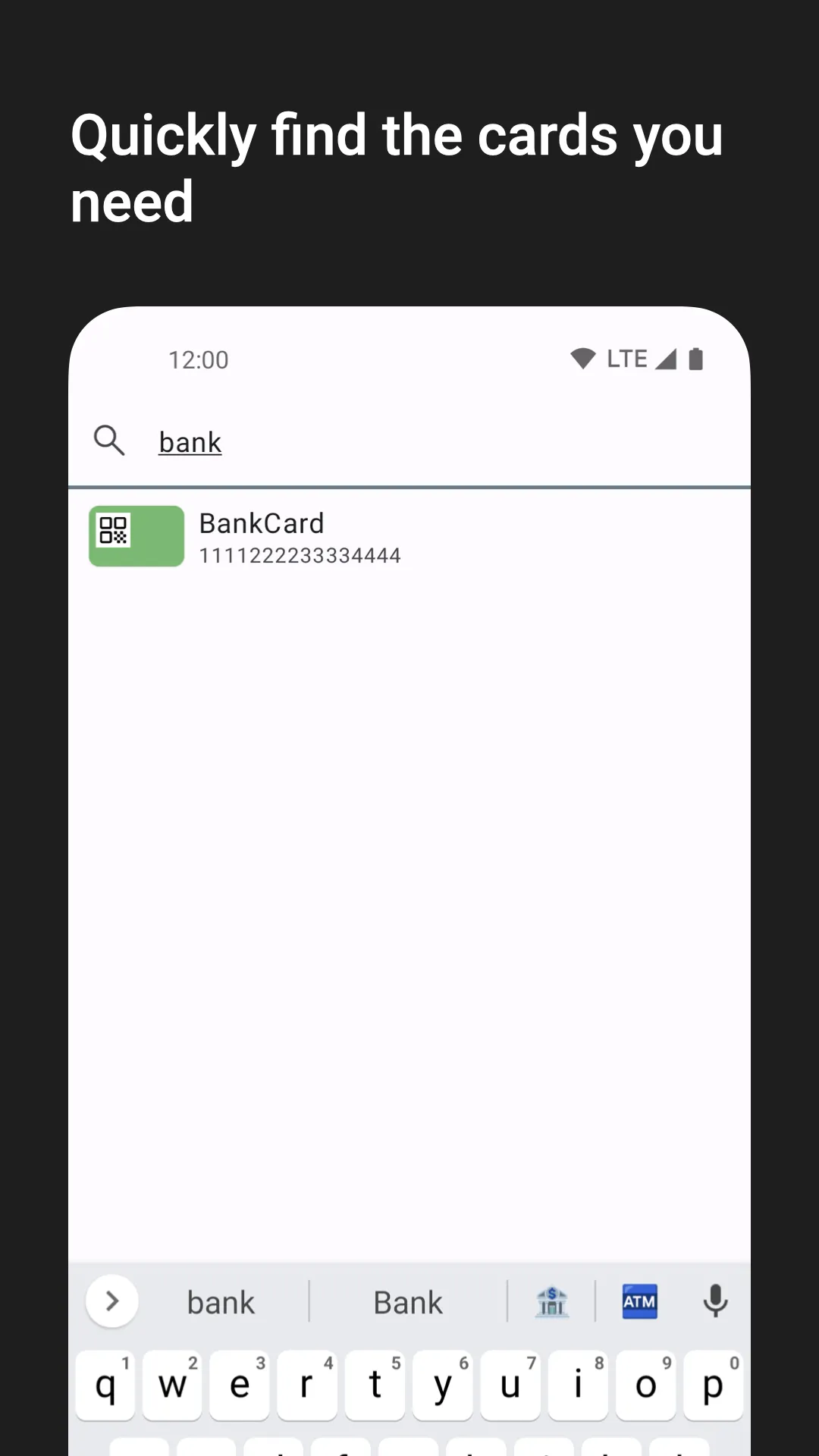 MyCardholder | Indus Appstore | Screenshot