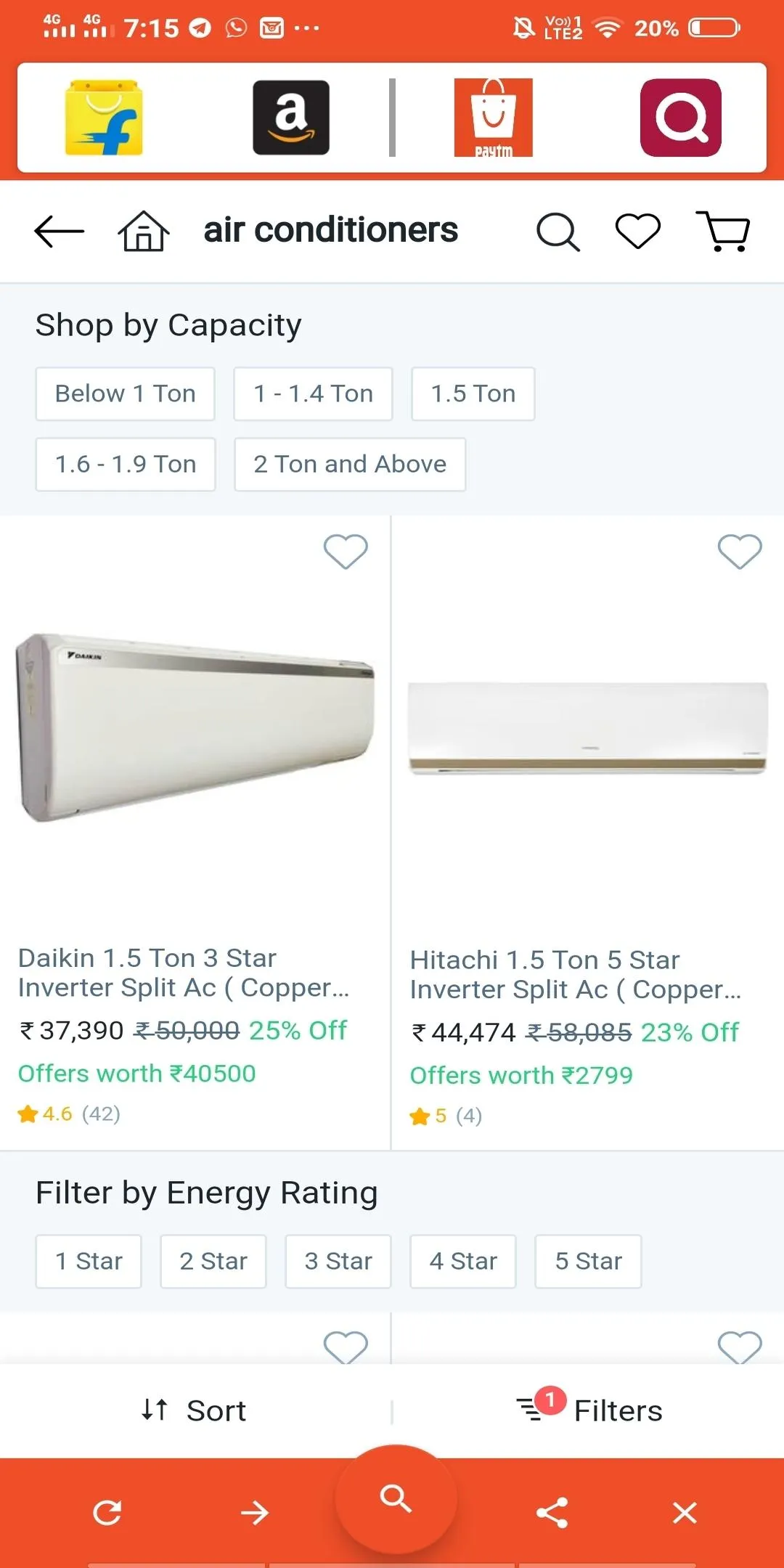 Air conditioner shopping onlin | Indus Appstore | Screenshot