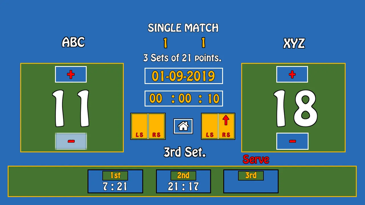 Ultimate Badminton Scoreboard | Indus Appstore | Screenshot