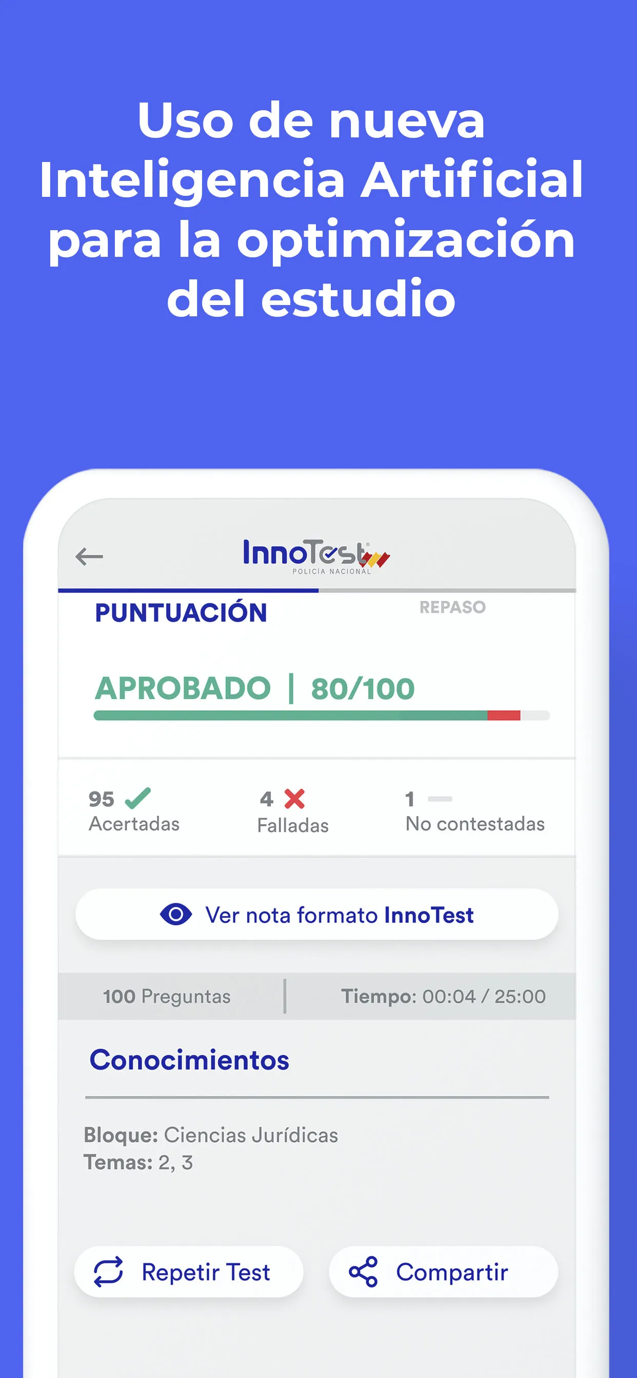 InnoTest Policía Nacional 2025 | Indus Appstore | Screenshot