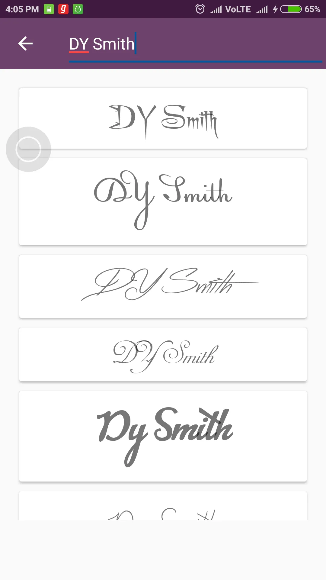 Signature Maker | Indus Appstore | Screenshot