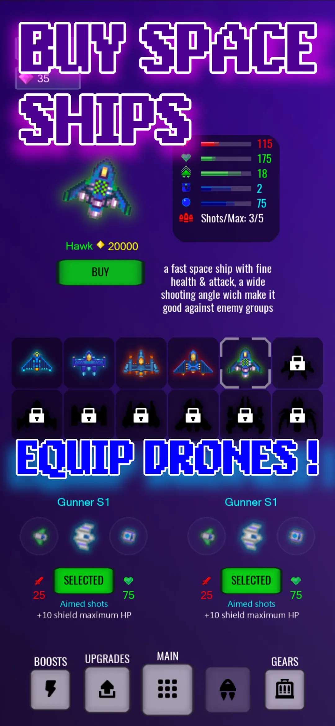 Space Shooter 2025 Galaxy RPG | Indus Appstore | Screenshot