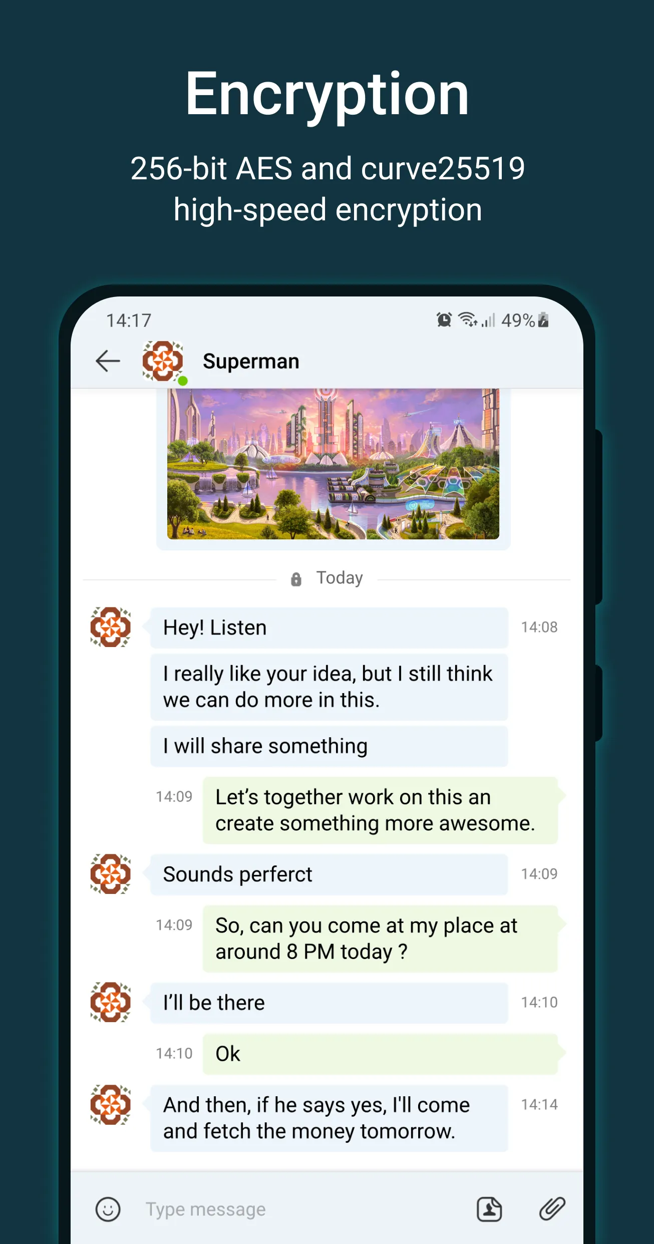 Utopia — Private Messenger | Indus Appstore | Screenshot