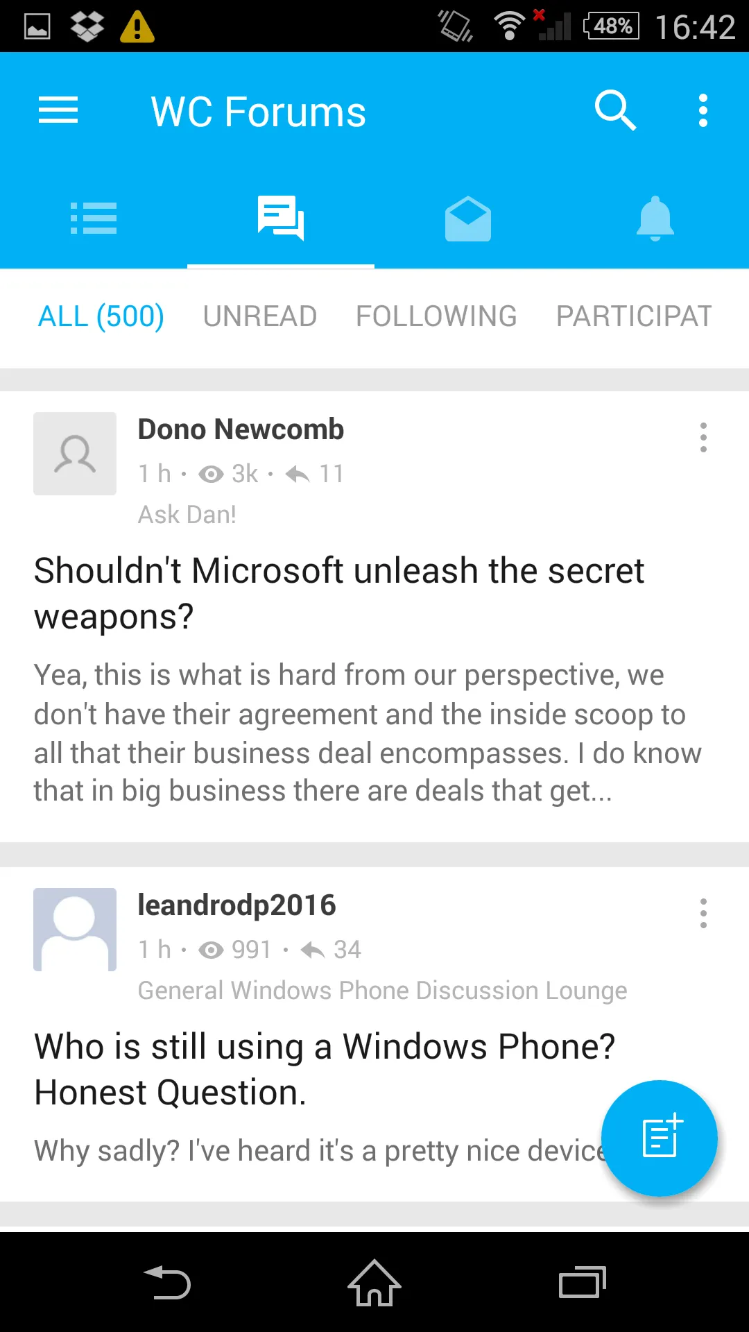 Windows Central Forums | Indus Appstore | Screenshot