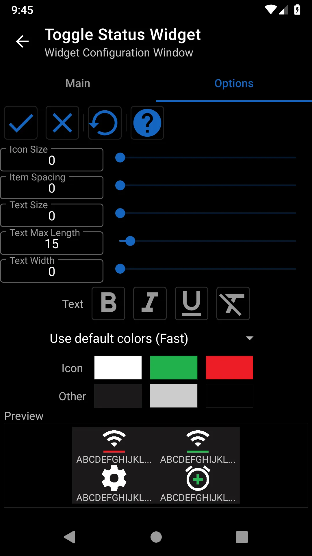 Toggle Status Widget | Indus Appstore | Screenshot