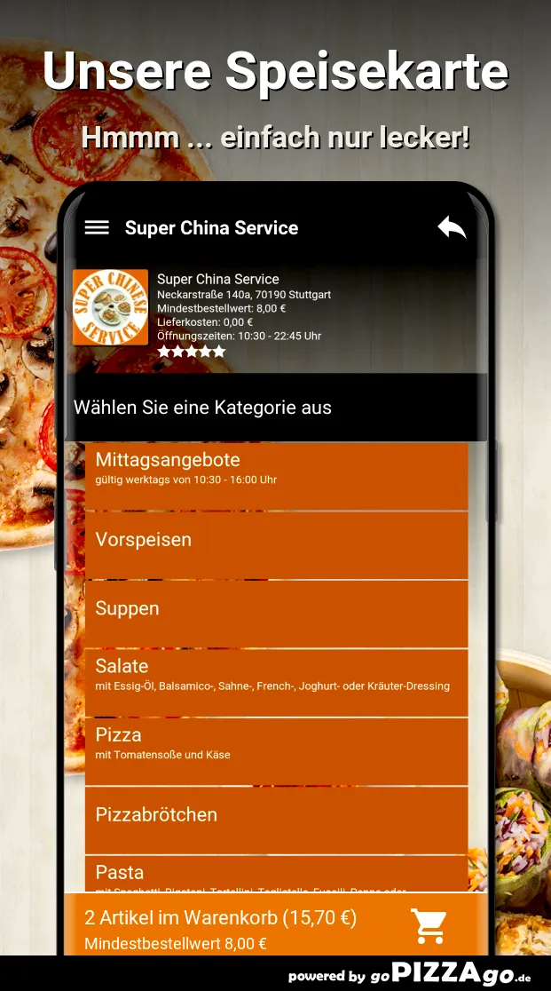 Super China Service Stuttgart | Indus Appstore | Screenshot