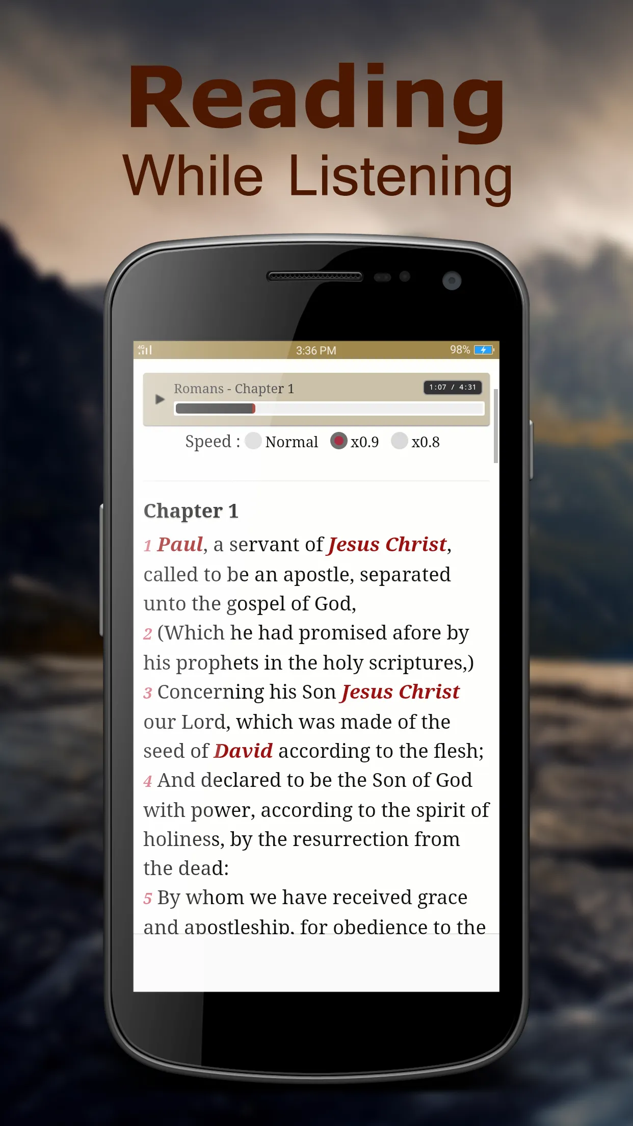 King James Bible - KJV Audio | Indus Appstore | Screenshot