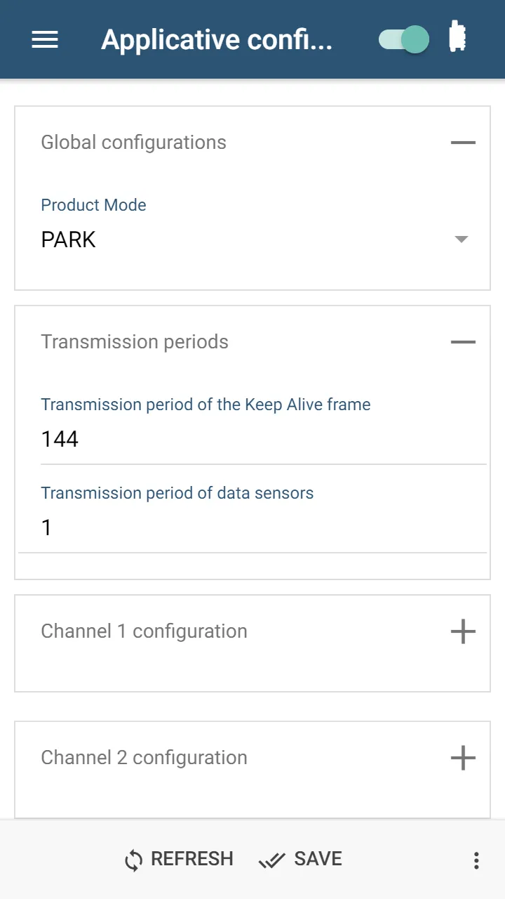 IoT Configurator LoRa/Sigfox | Indus Appstore | Screenshot