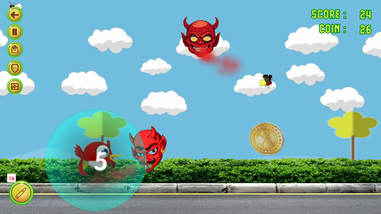 Flying Bird vs Monster | Indus Appstore | Screenshot