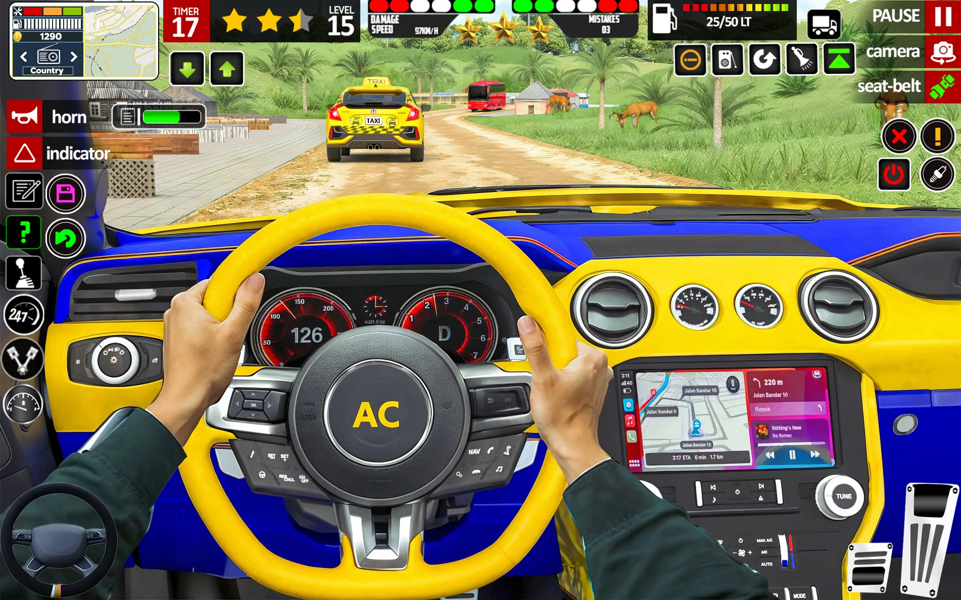 Car Driving Taxi Simulator | Indus Appstore | Screenshot