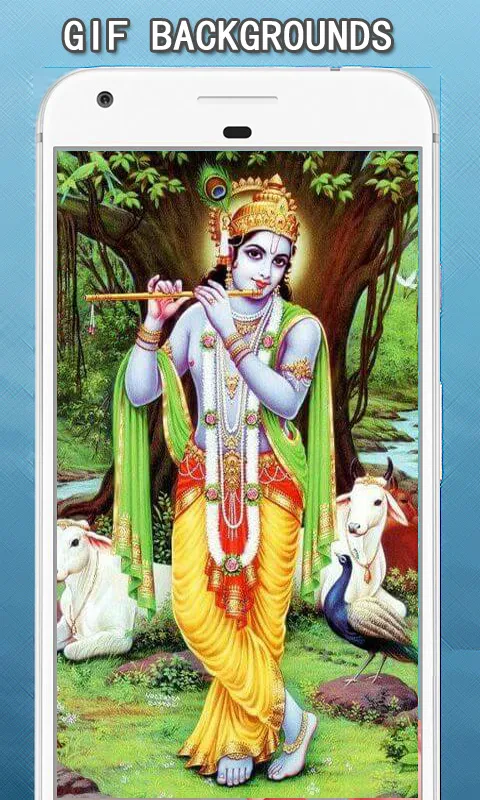 Lord Krishna GIF | Indus Appstore | Screenshot