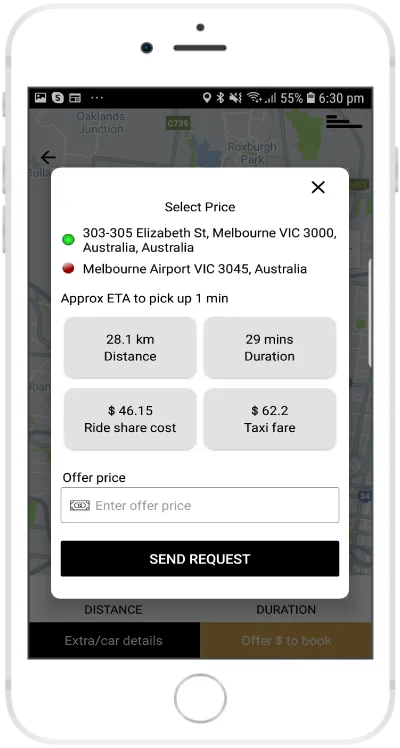 Taxi Guru Melbourne | Indus Appstore | Screenshot