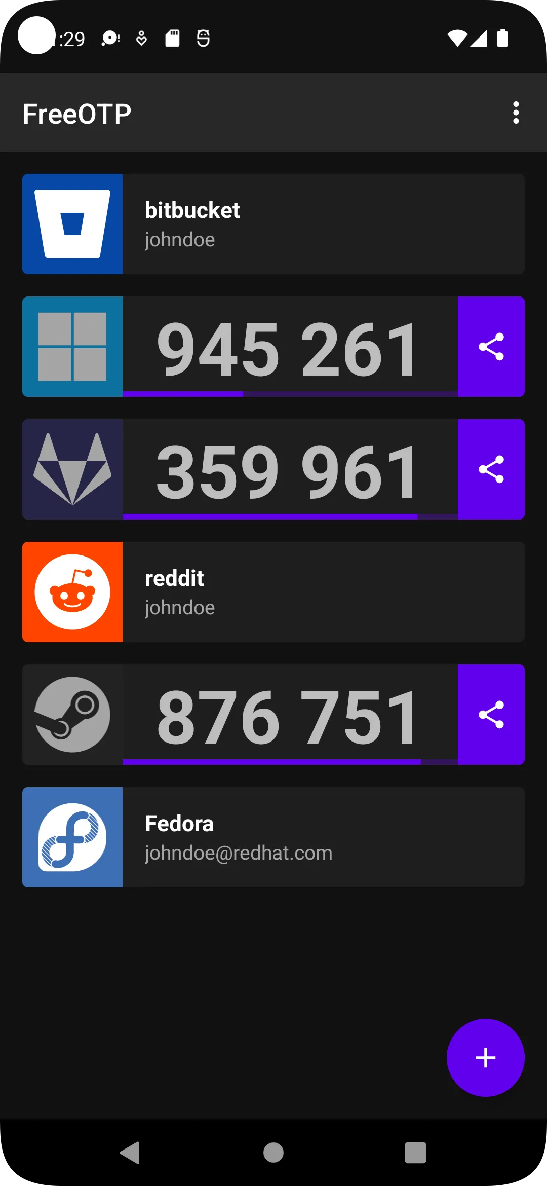 FreeOTP Authenticator | Indus Appstore | Screenshot