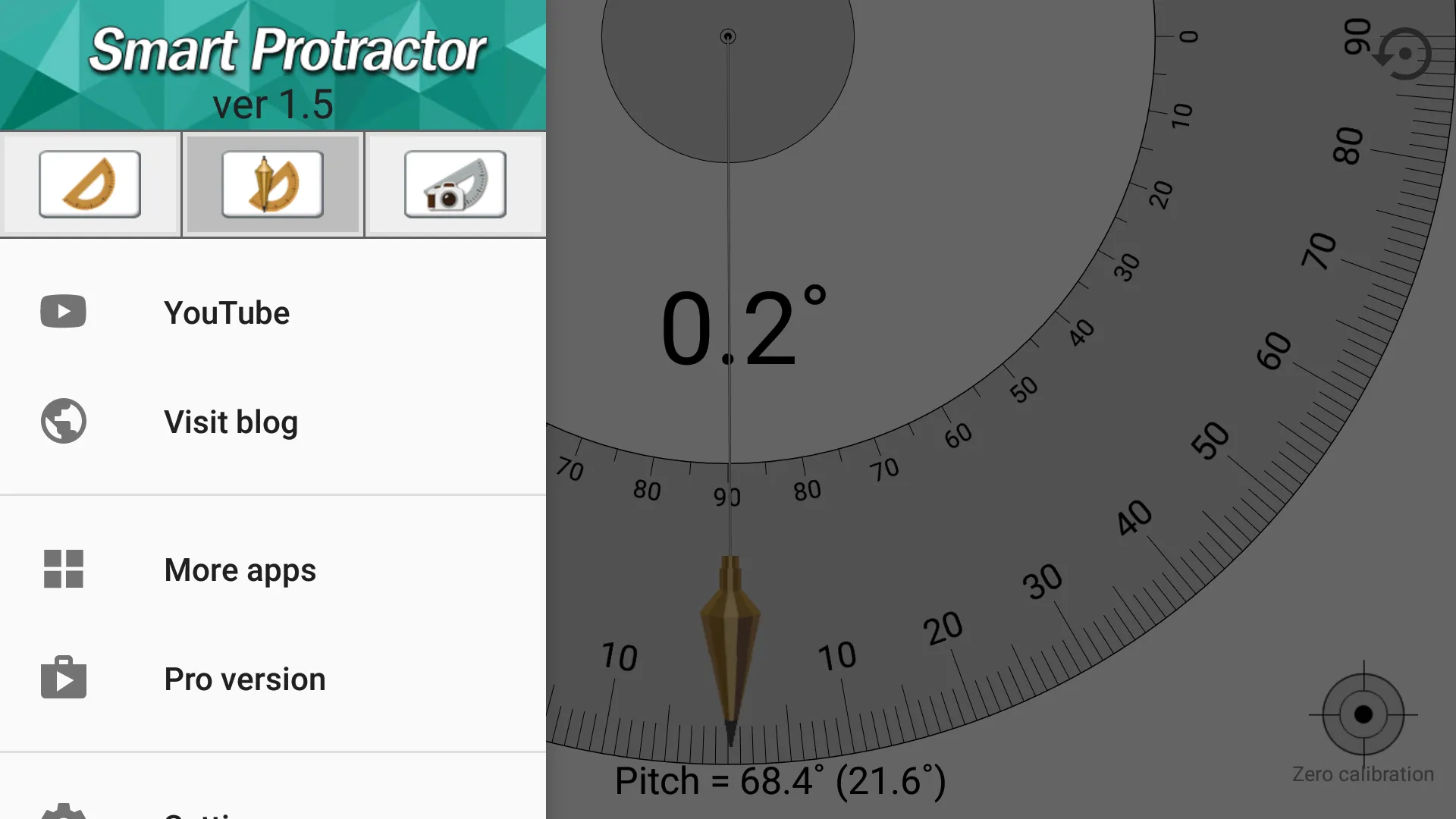 Smart Protractor | Indus Appstore | Screenshot