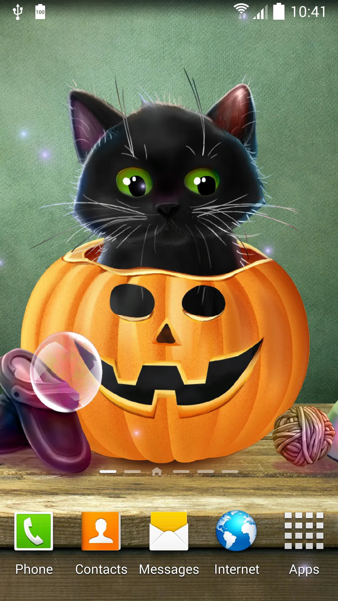 Cute Halloween Live Wallpaper | Indus Appstore | Screenshot