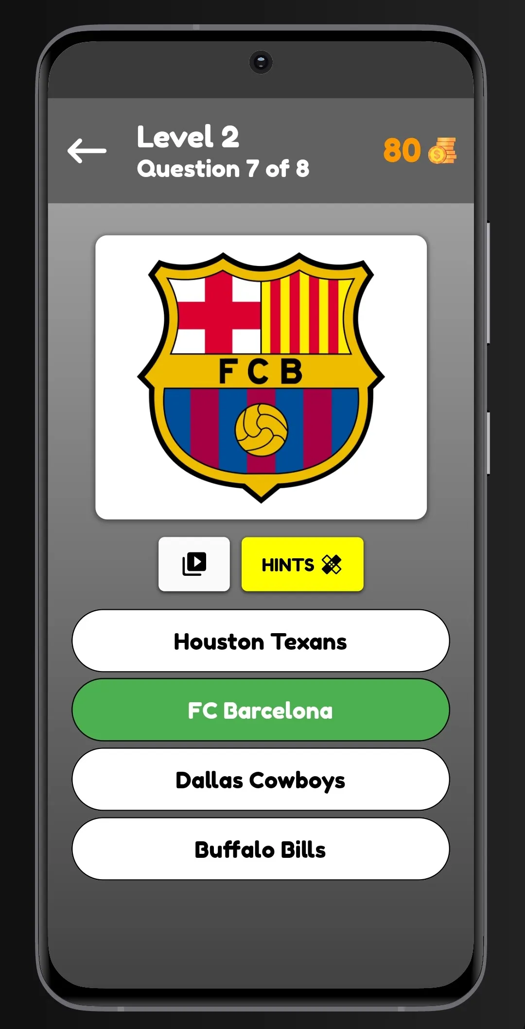 Soccer Clubs Logo Quiz | Indus Appstore | Screenshot