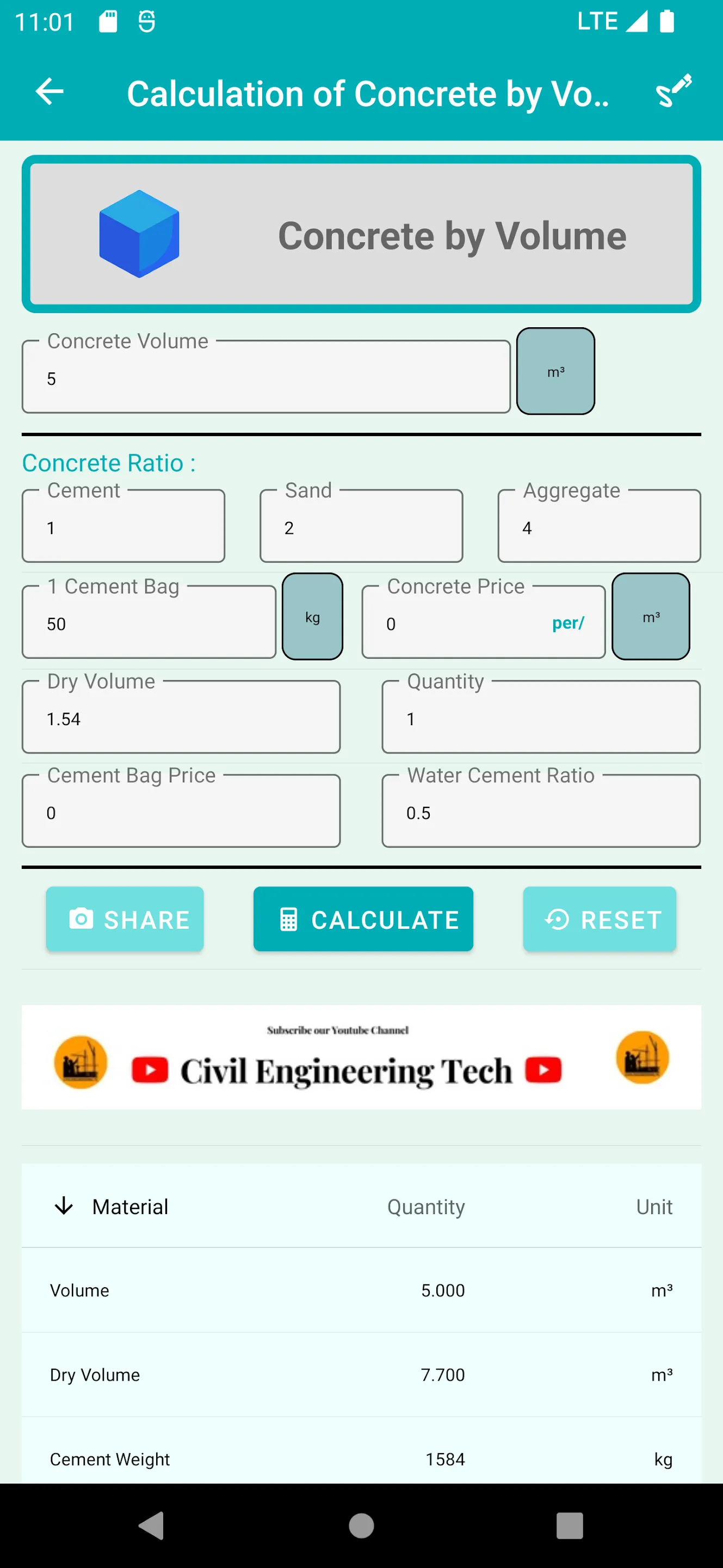Easy Construction Calculator | Indus Appstore | Screenshot