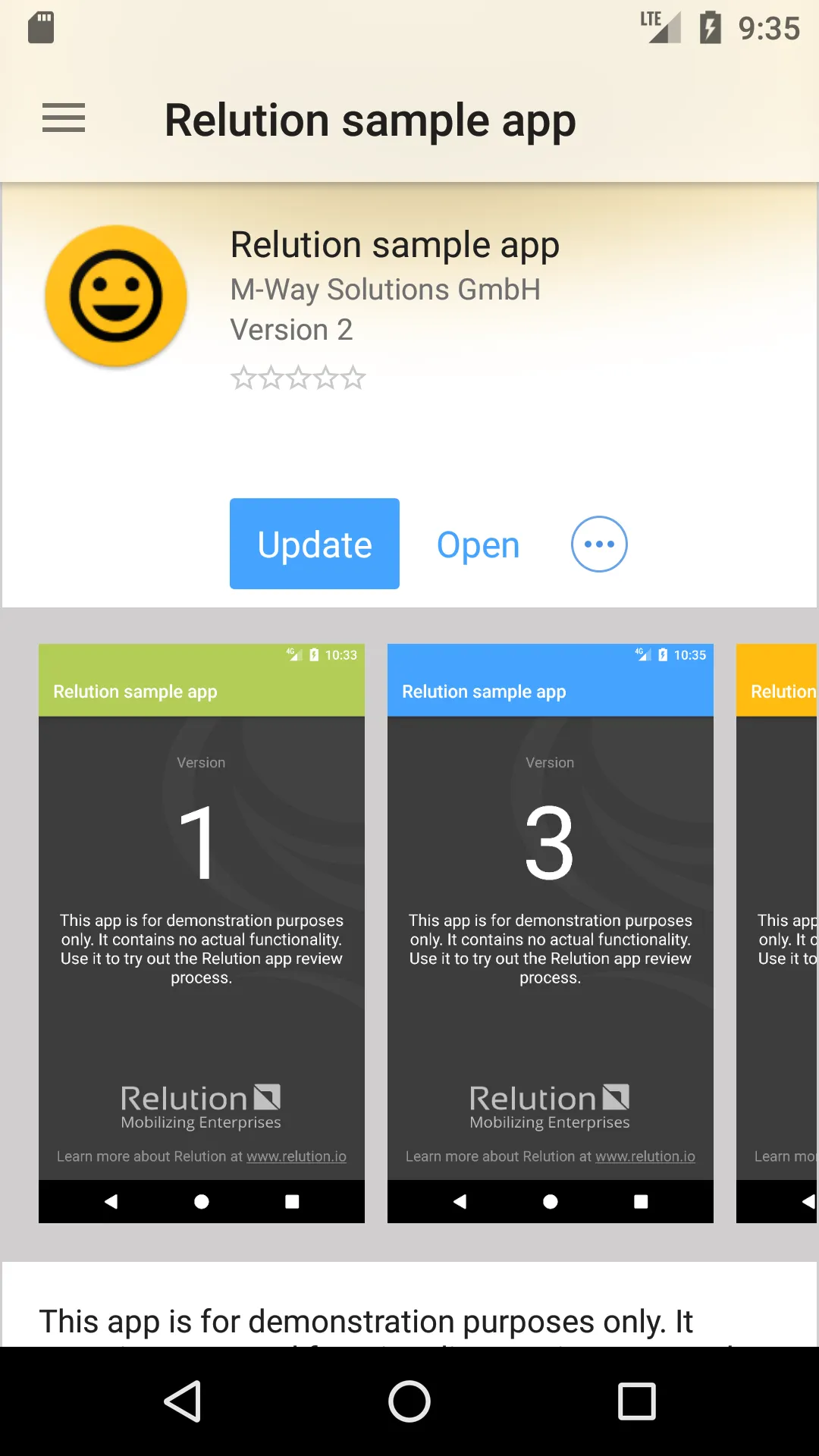 Relution | Indus Appstore | Screenshot