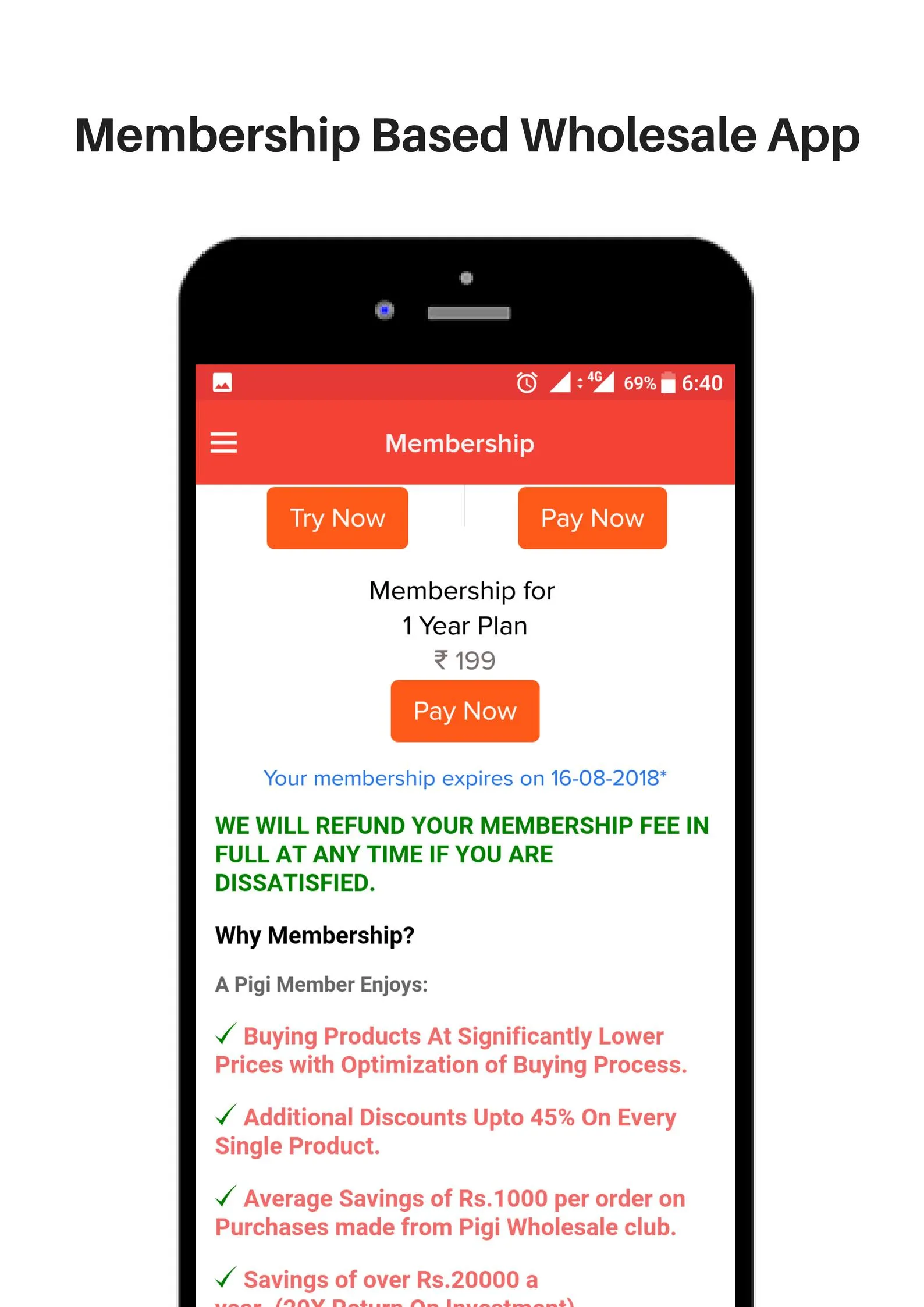 Pigi Supplements: Whey Protein | Indus Appstore | Screenshot