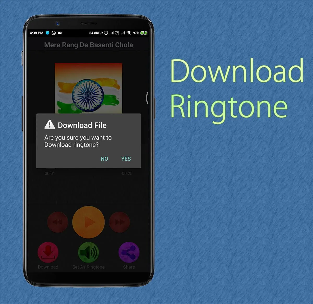 Indian DeshBhakti Ringtone | Indus Appstore | Screenshot