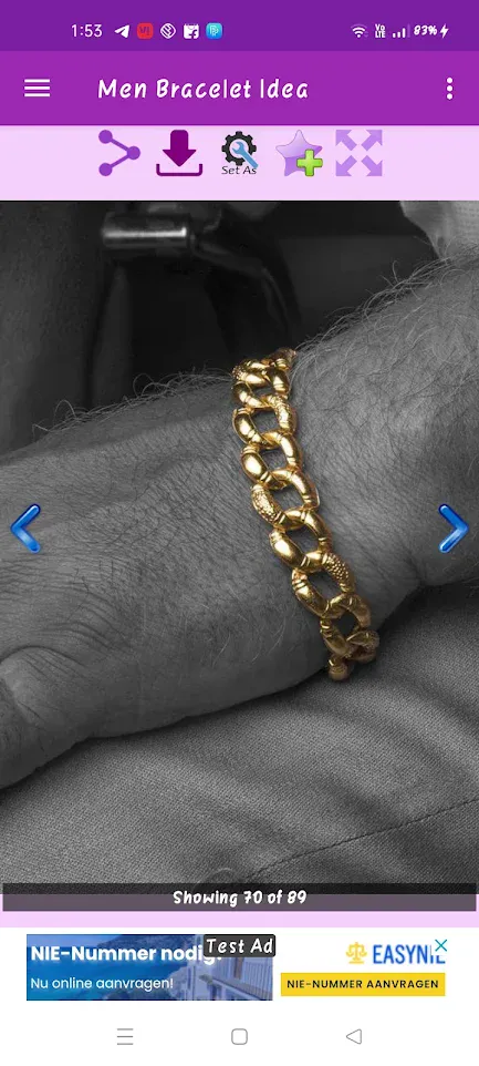 Men Bracelet Idea Gallery | Indus Appstore | Screenshot