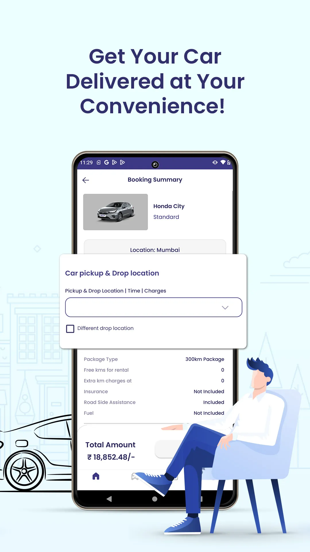 MyChoize Self Drive Car Rental | Indus Appstore | Screenshot