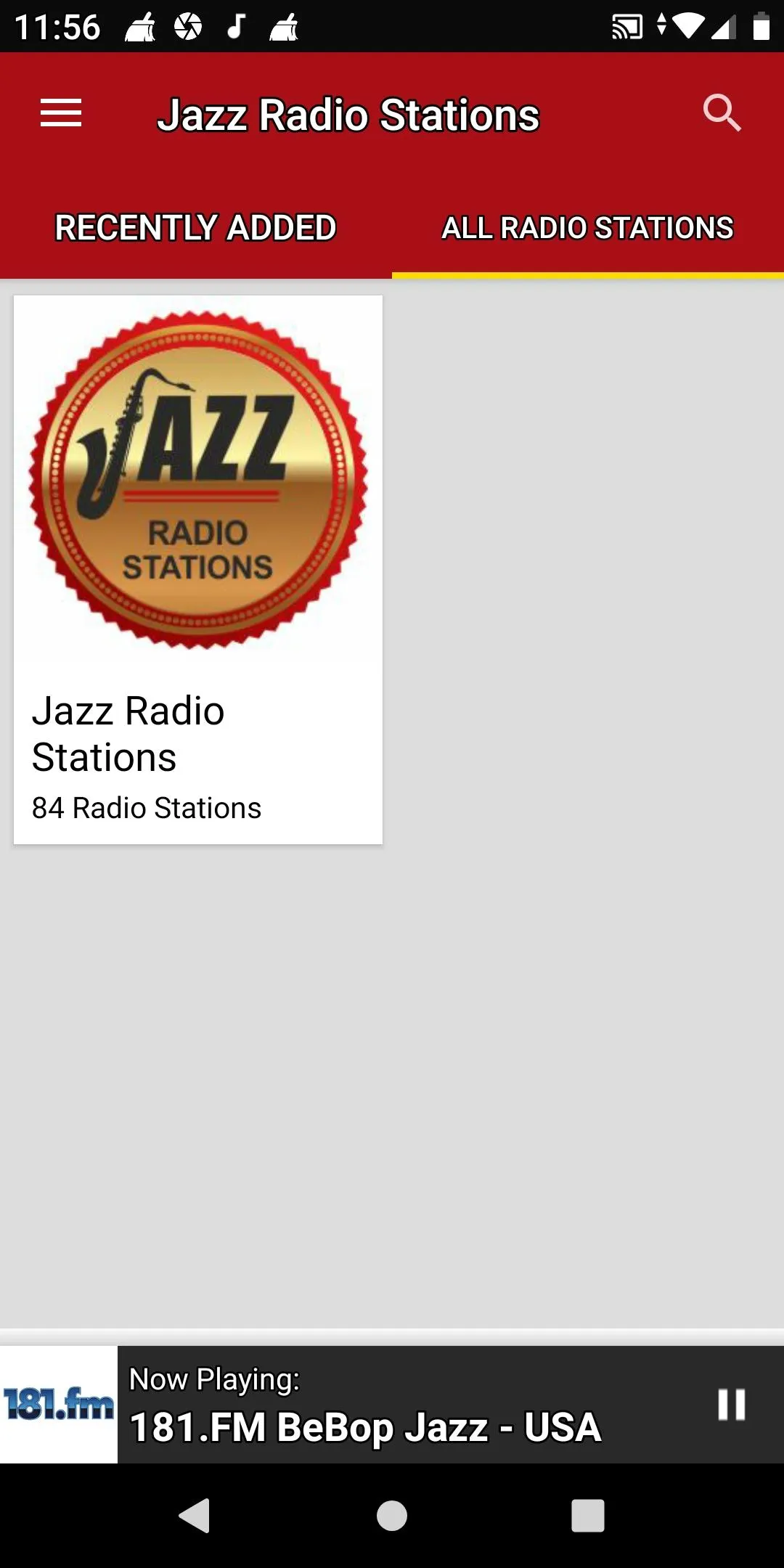 Jazz Music Radio Stations | Indus Appstore | Screenshot