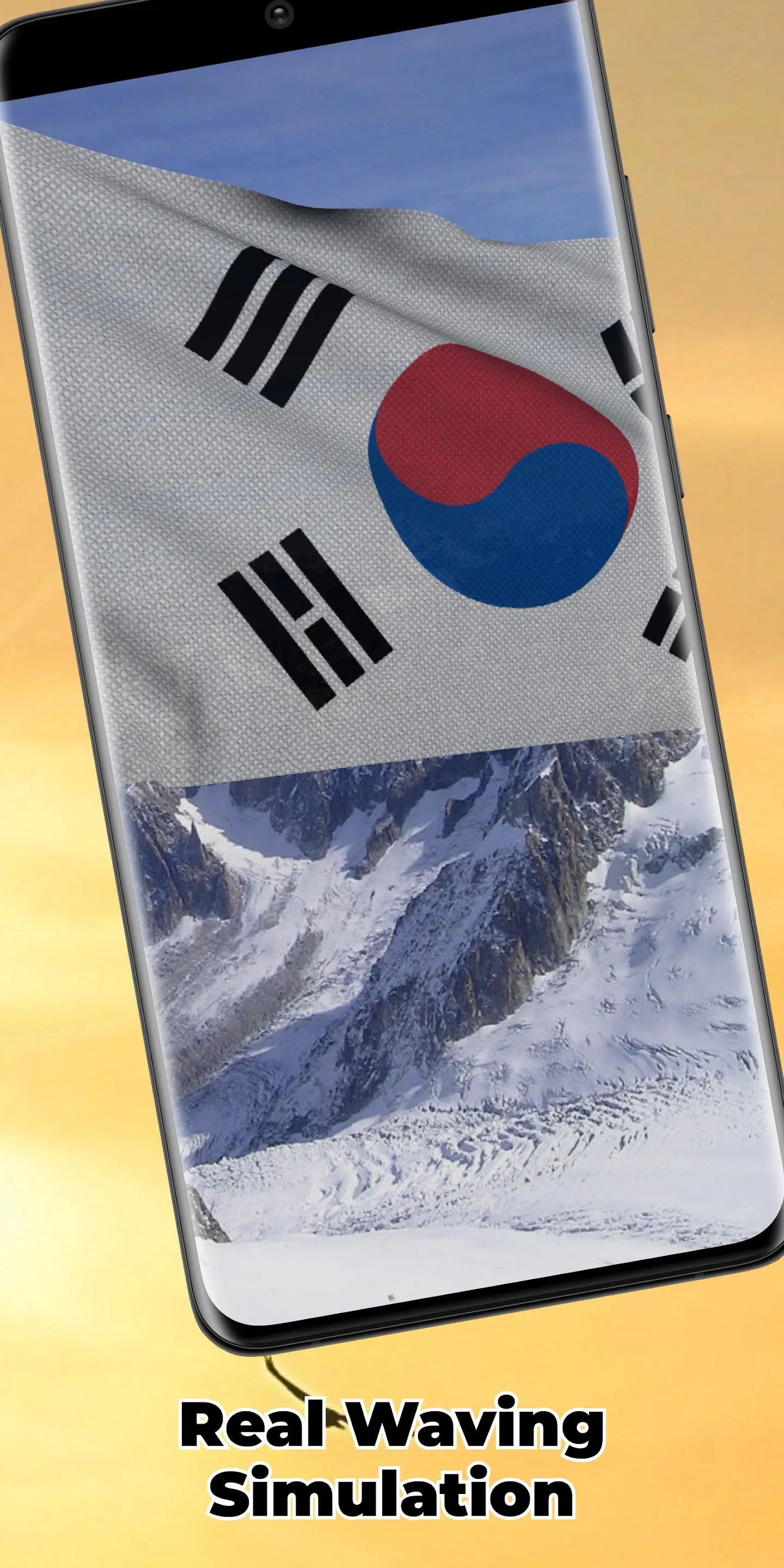 South Korea Flag Live Wall | Indus Appstore | Screenshot