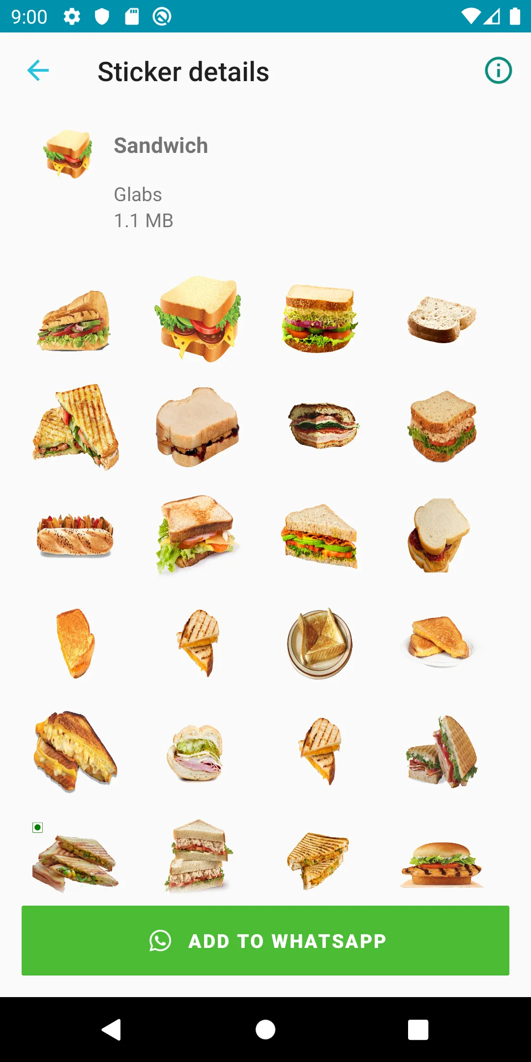 Food Stickers | Indus Appstore | Screenshot