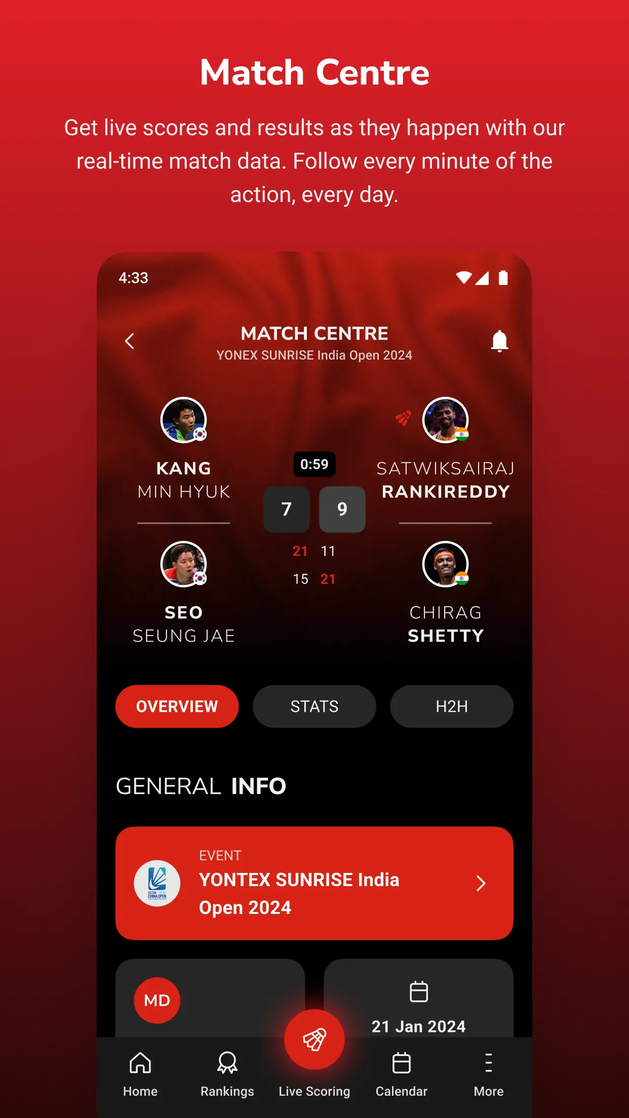 Badminton4U | Indus Appstore | Screenshot
