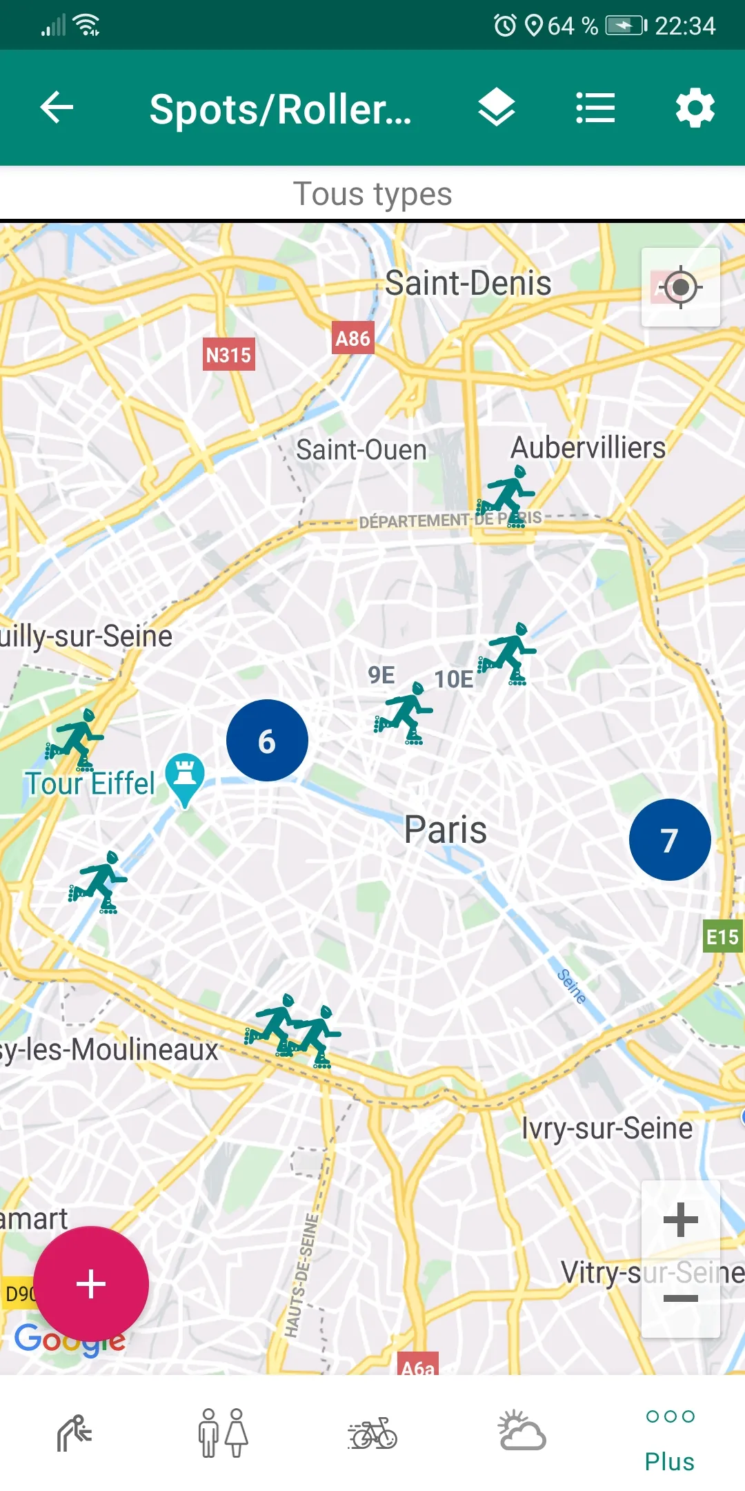 Roller à Paris | Indus Appstore | Screenshot