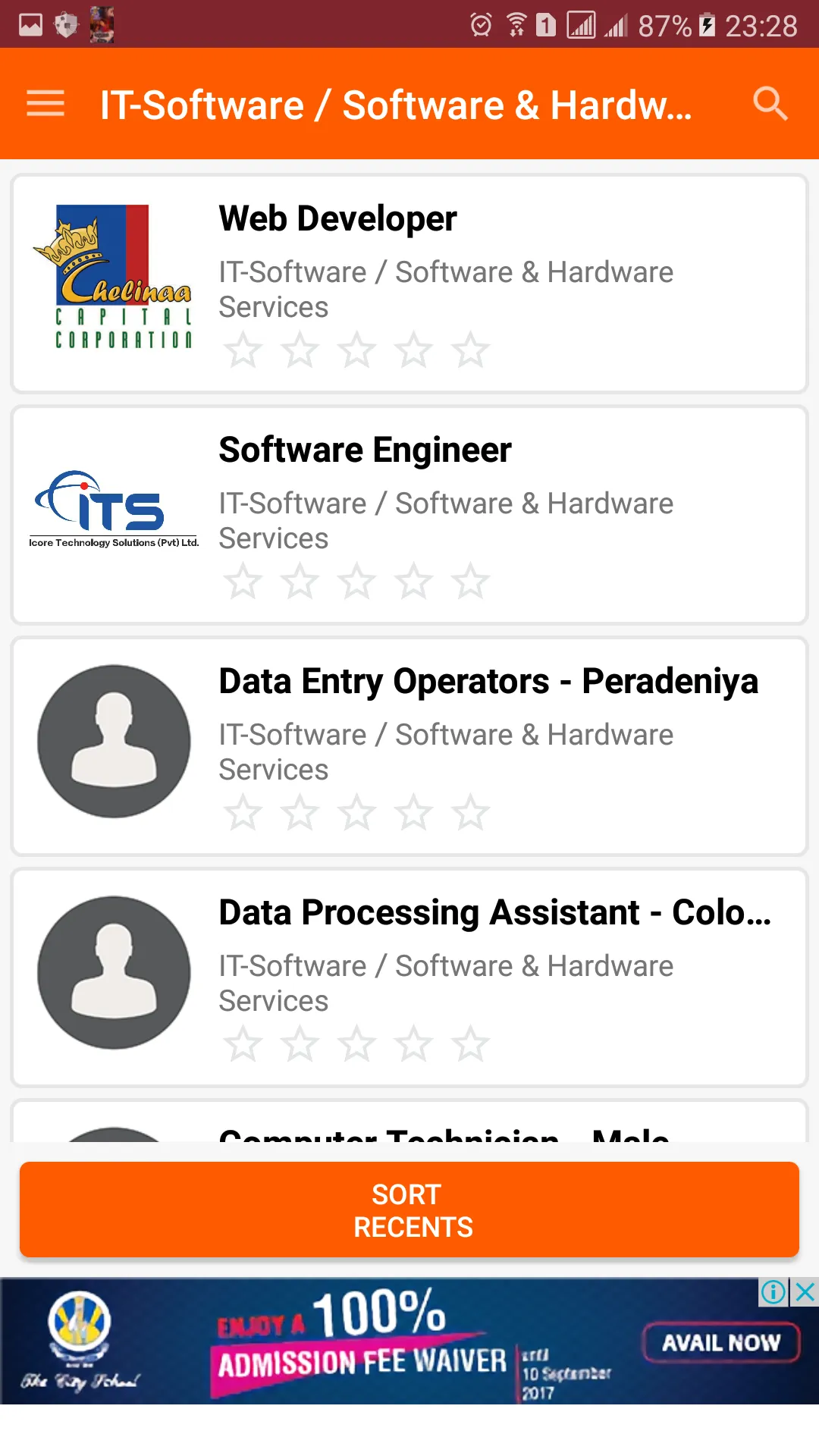 Job Vacancies in Sri Lanka | Indus Appstore | Screenshot