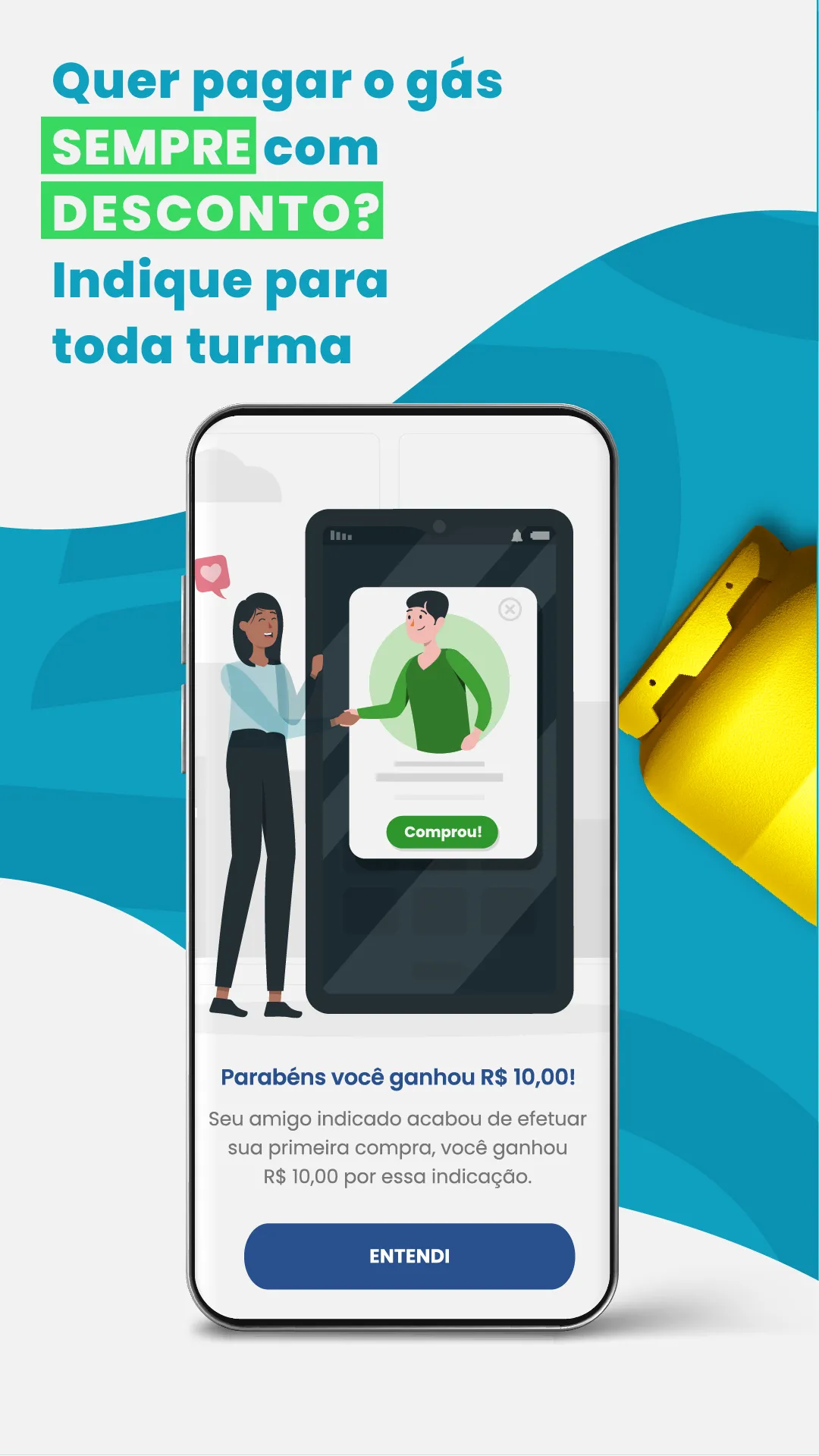 Appgas - Gás de Cozinha Online | Indus Appstore | Screenshot