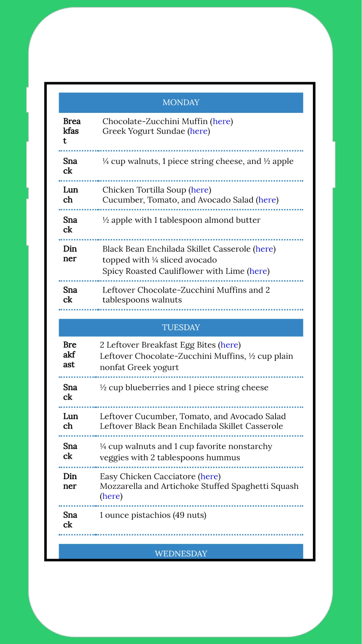 Diabetic Cookbook & Meal Plan  | Indus Appstore | Screenshot