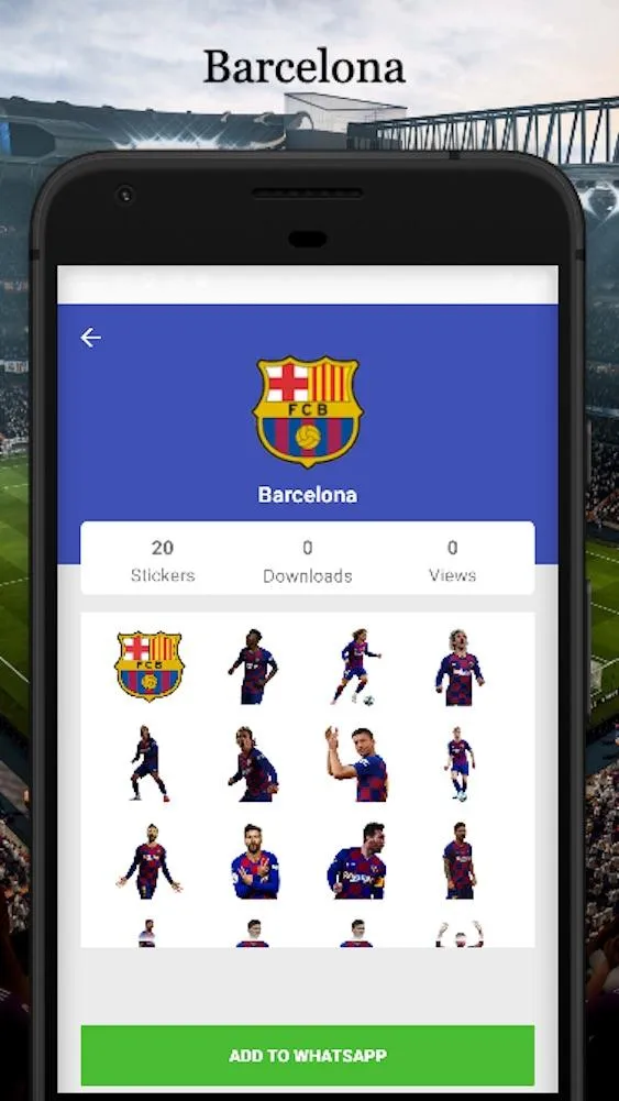 Soccer Stickers for WhatsApp | Indus Appstore | Screenshot