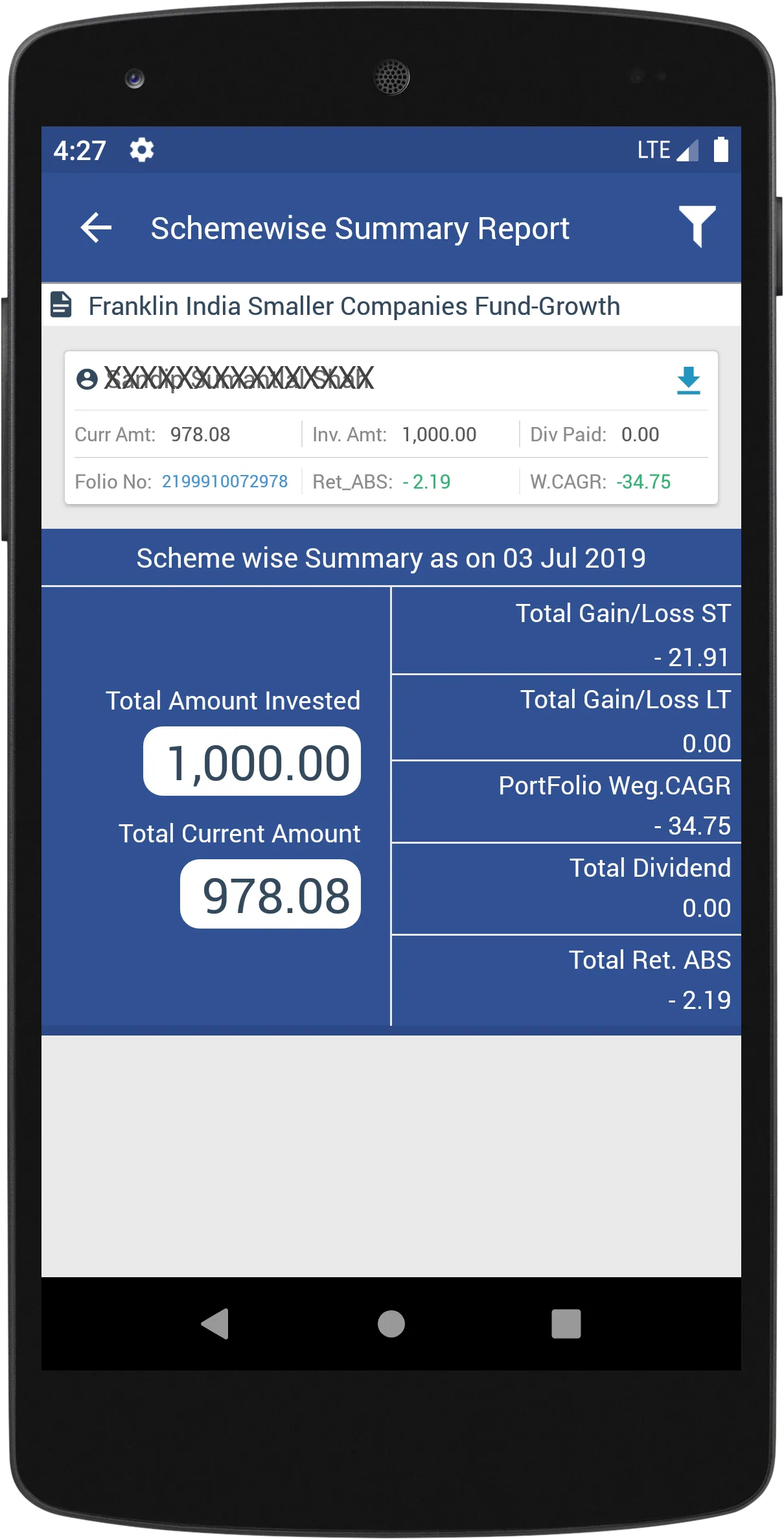 Infi Wealth | Indus Appstore | Screenshot