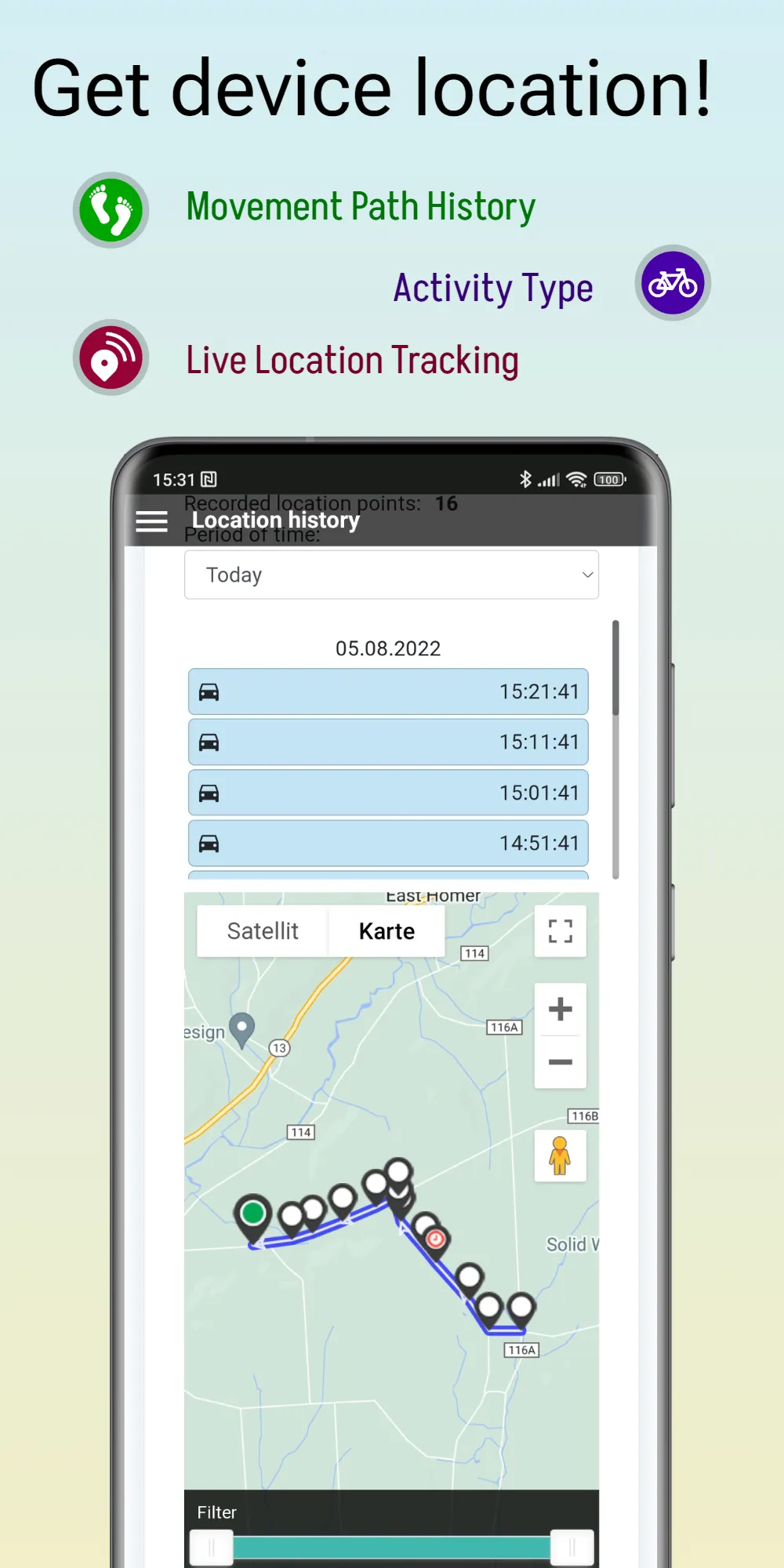 AllTracker Control Center | Indus Appstore | Screenshot