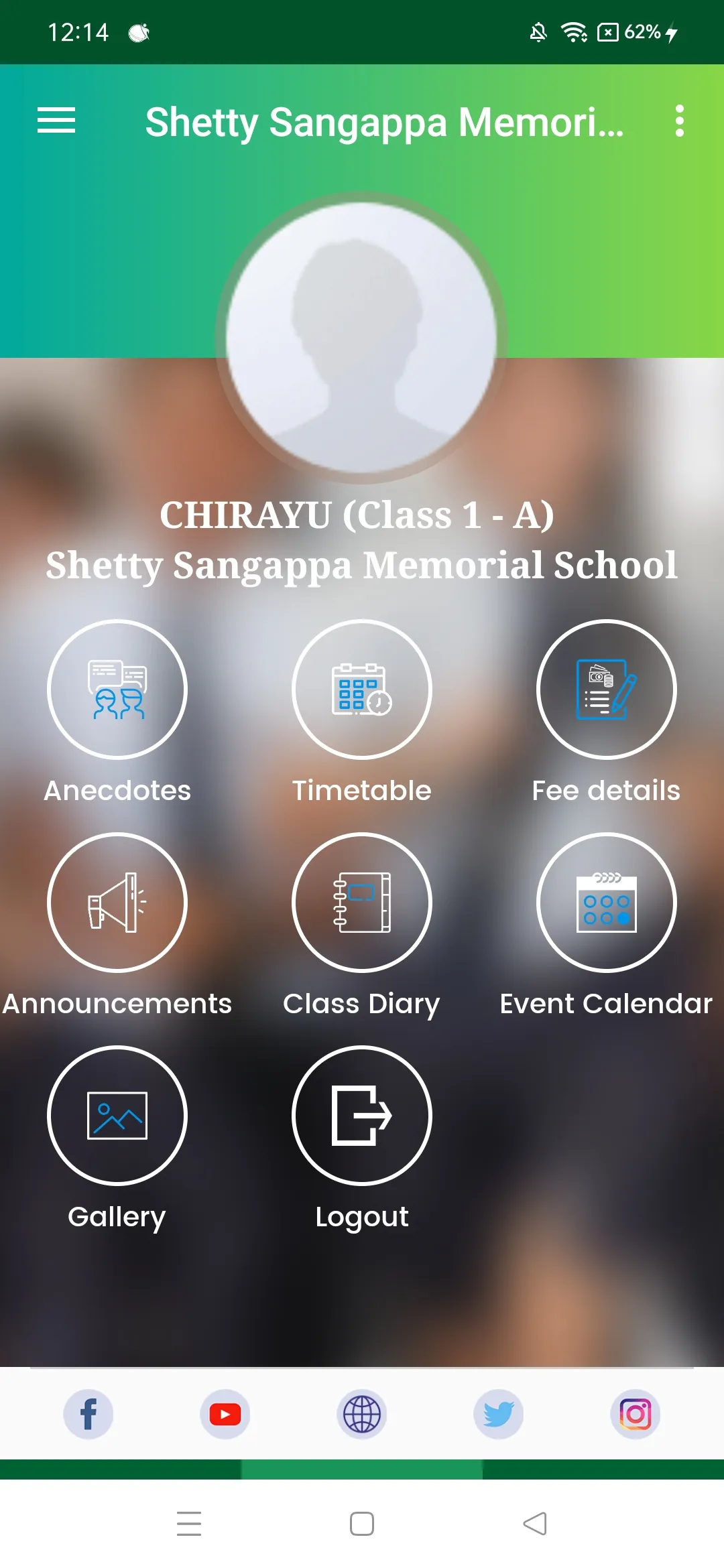 Shetty Sangappa Parent Portal | Indus Appstore | Screenshot