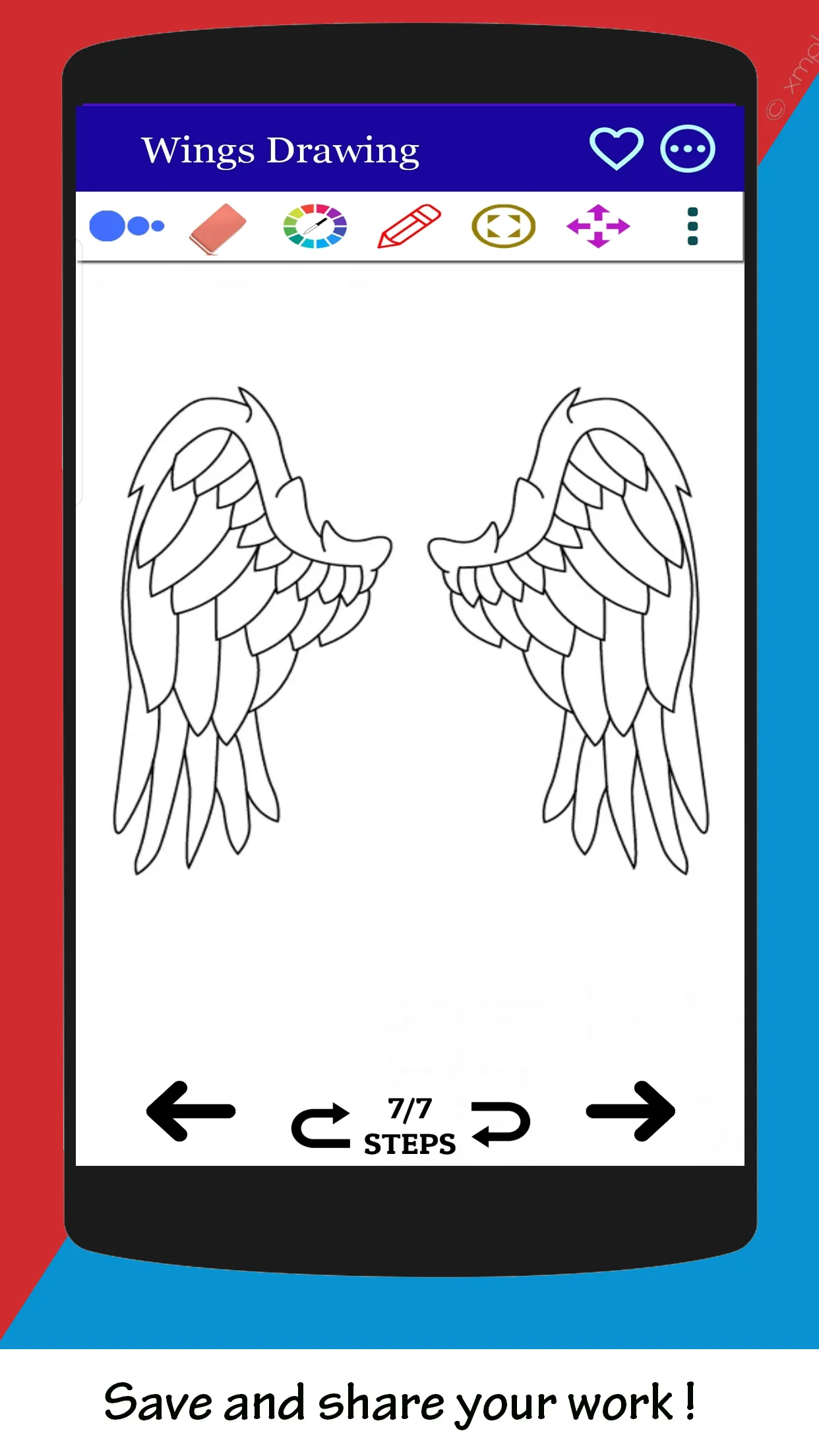 How to Draw Wings Step by step | Indus Appstore | Screenshot