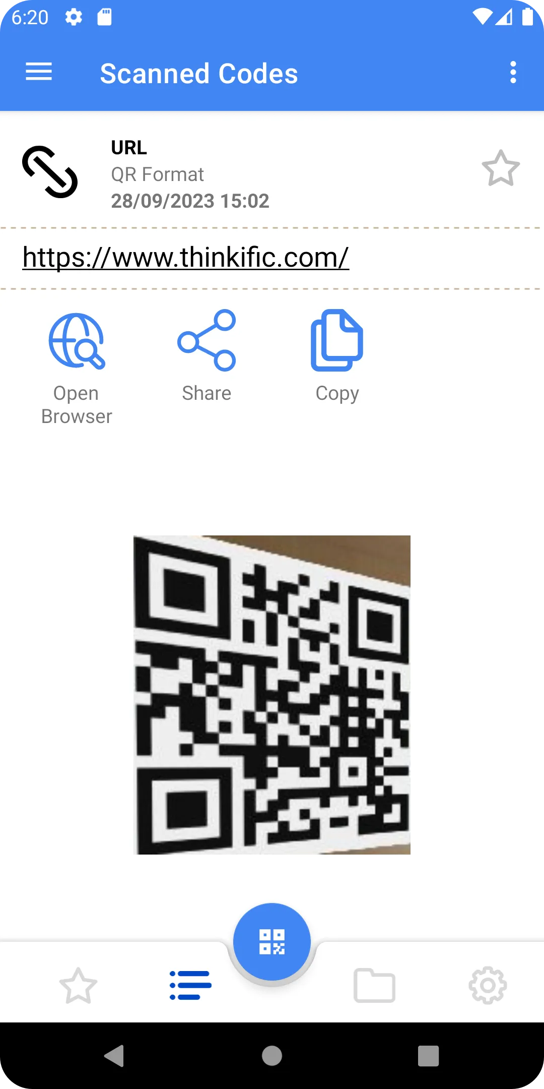 QR & Barcode Scanner | Indus Appstore | Screenshot