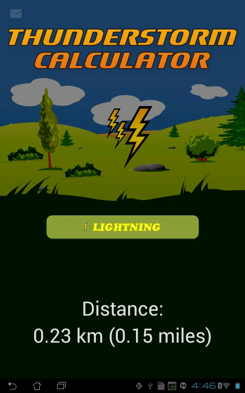 Thunderstorm calculator | Indus Appstore | Screenshot