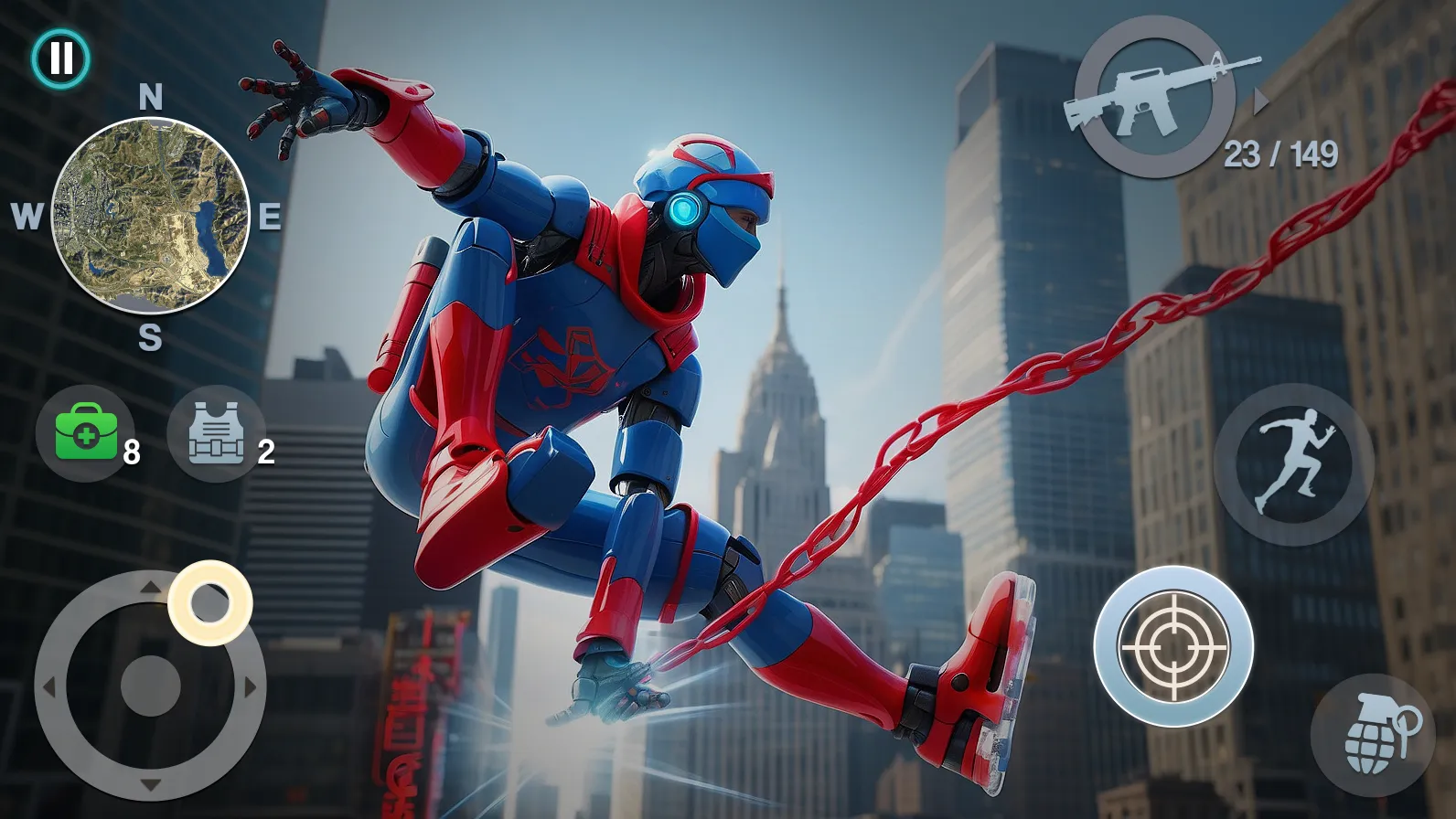Spider Rope Hero Crime City | Indus Appstore | Screenshot