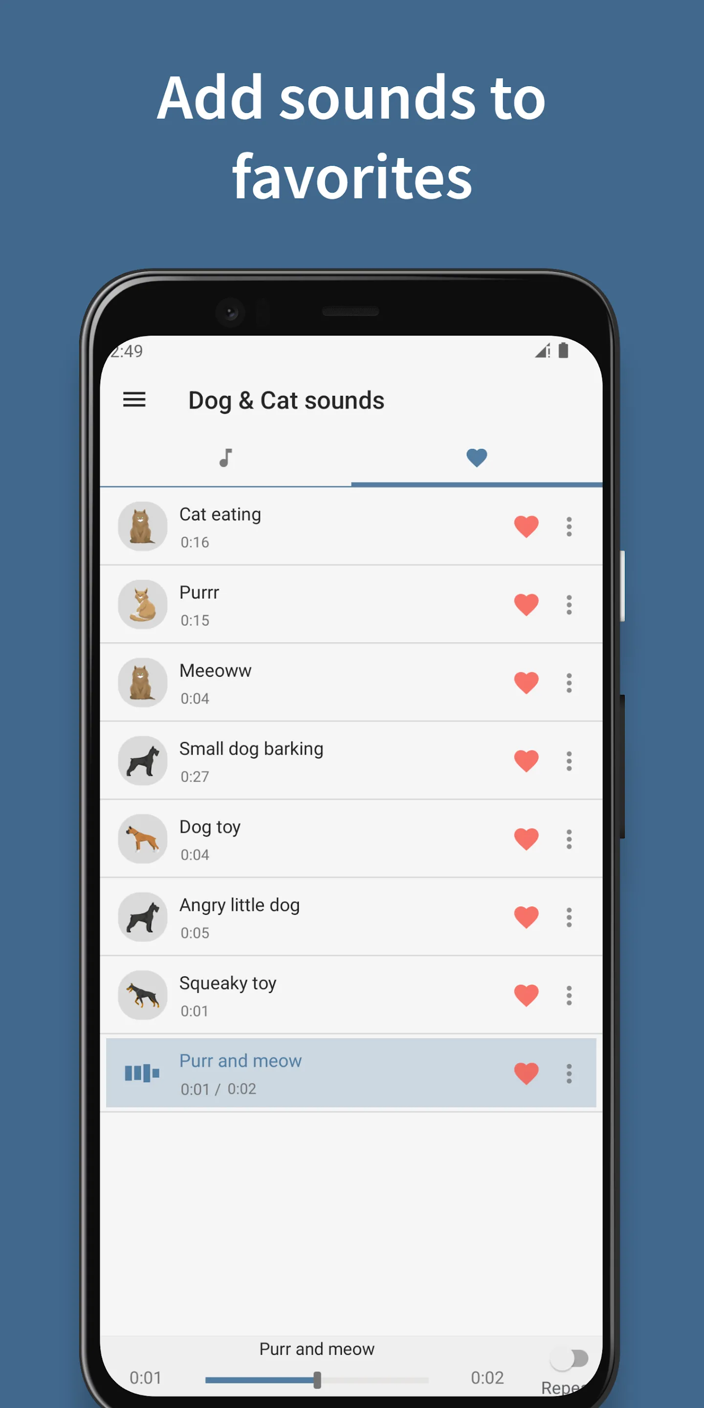 Cat & Dog Sounds – Pet sounds | Indus Appstore | Screenshot